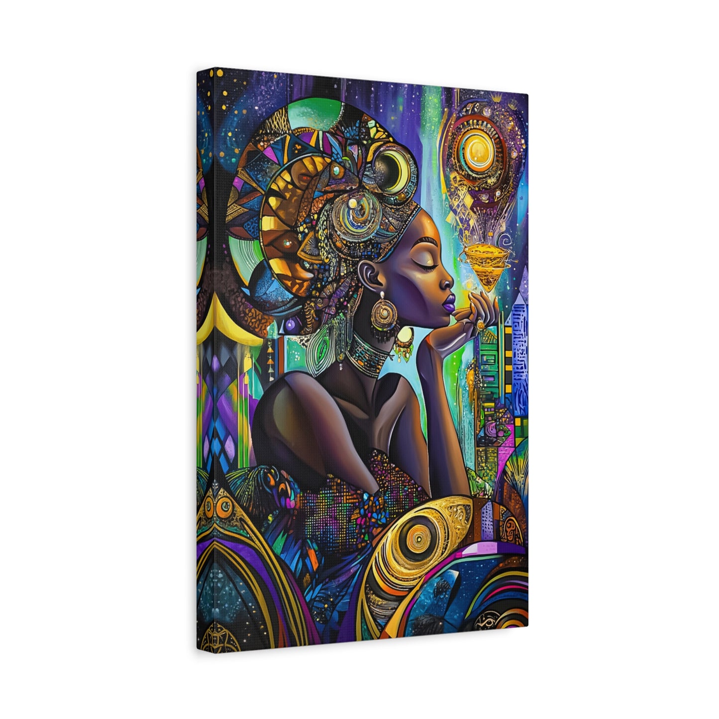 ThurmanatorX Art | The Prayer of Her Light | Aphrochrysalis | Matte Canvas, Stretched, 1.25"