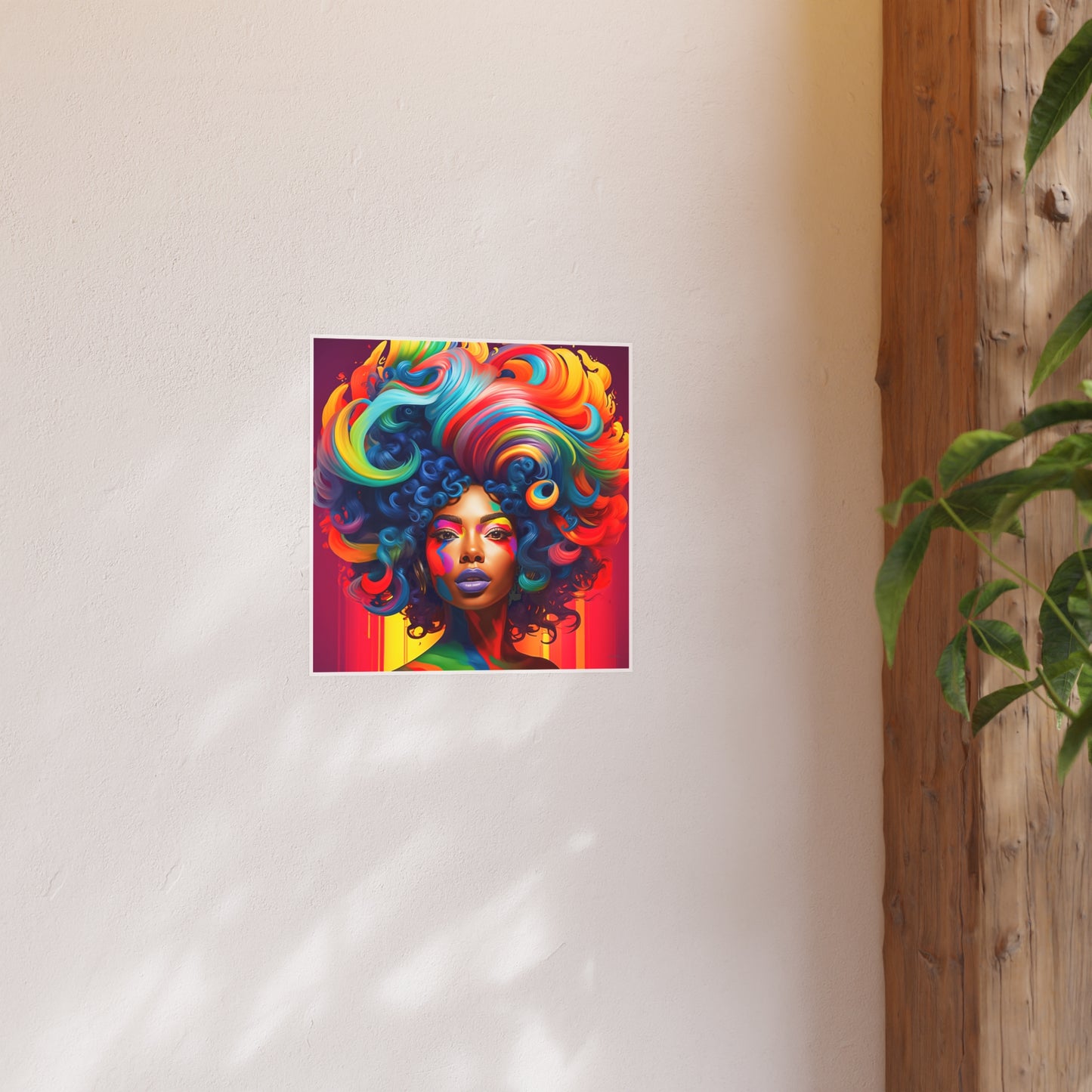 ThurmanatorX Art | Chromawave Siren | Aphrochrysalis | Satin Wall Art Print