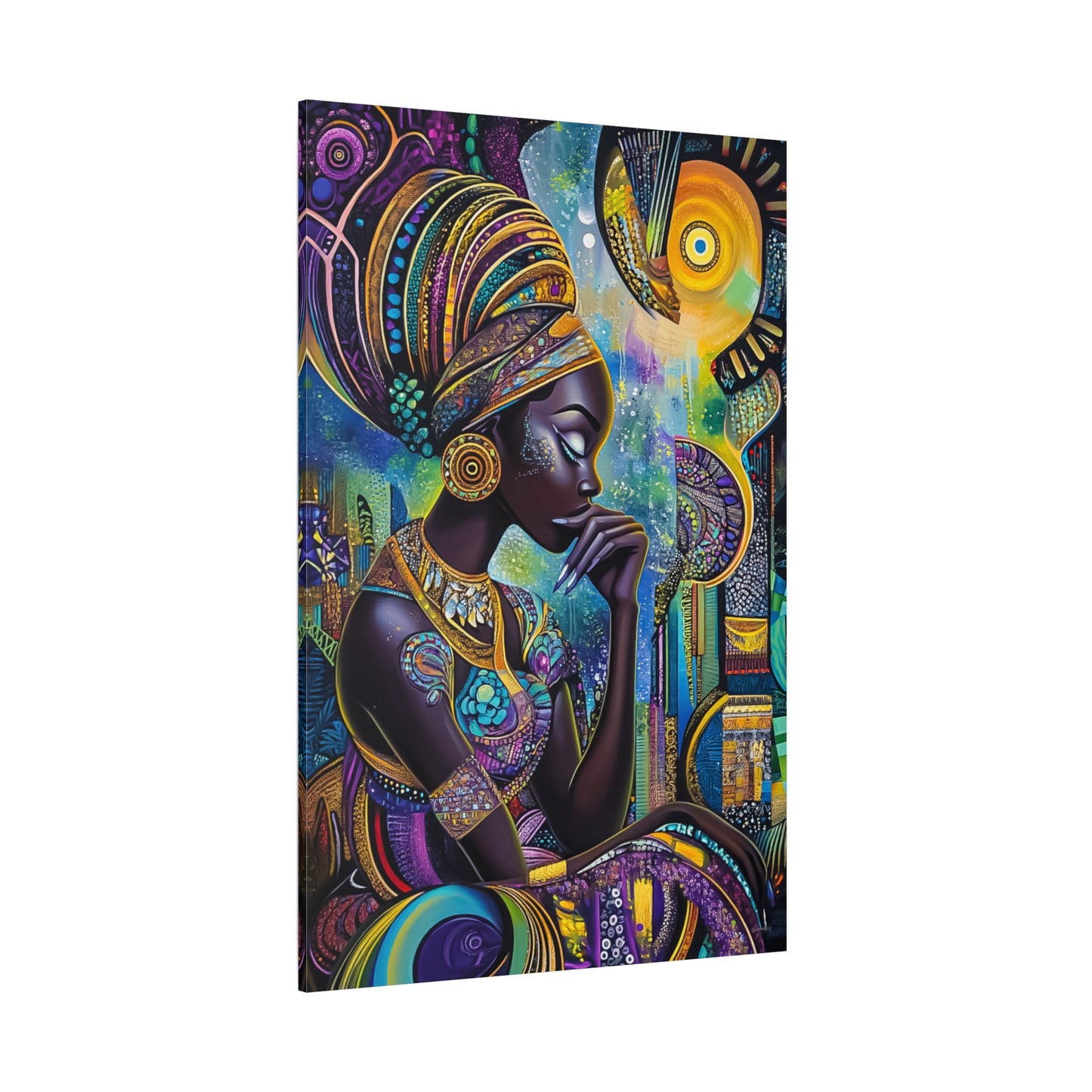 ThurmanatorX Art | Celestia & the Devoted | Aphrochrysalis | Matte Canvas, Stretched, 1.25"