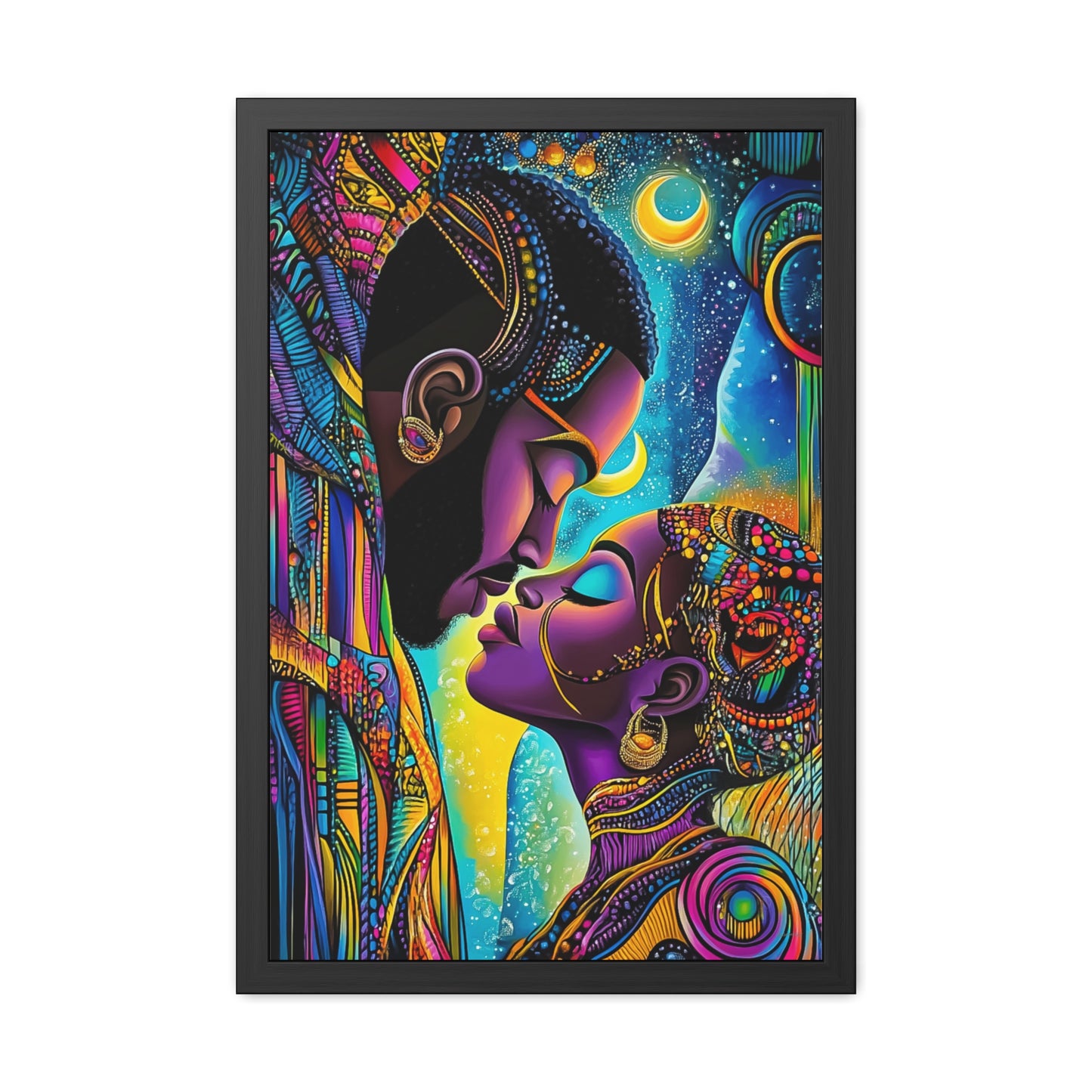 ThurmanatorX Art | Celestia & the Devoted | Aphrochrysalis | Framed Poster Print