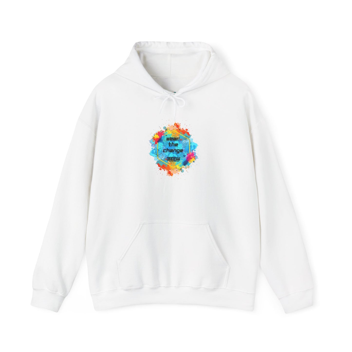 3RDEW² | Wear the Change | Third Eye Wide Wear | Unisex Heavy Blend™ Hoodie