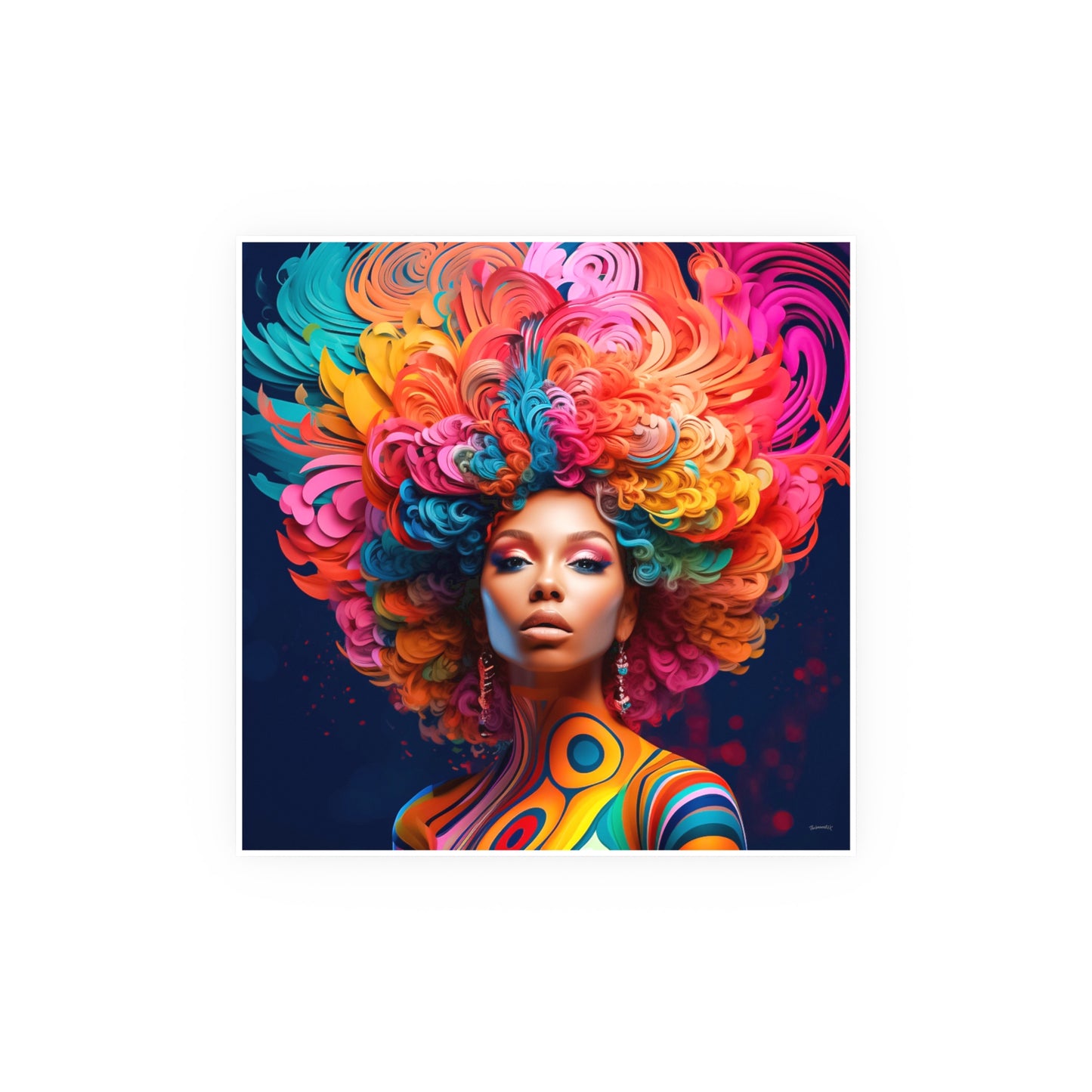 ThurmanatorX Art | Spiral Majesty | Aphrochrysalis | Satin Wall Art Print