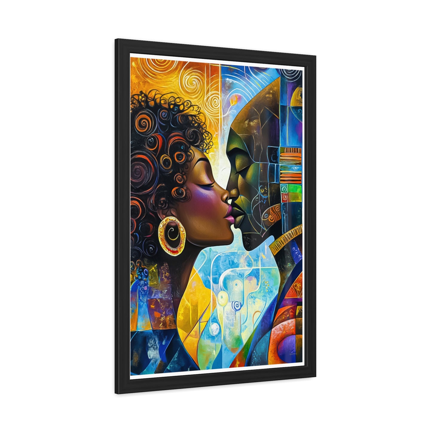ThurmanatorX Art | Crystals of the City Sun | Aphrochrysalis | Framed Poster Print