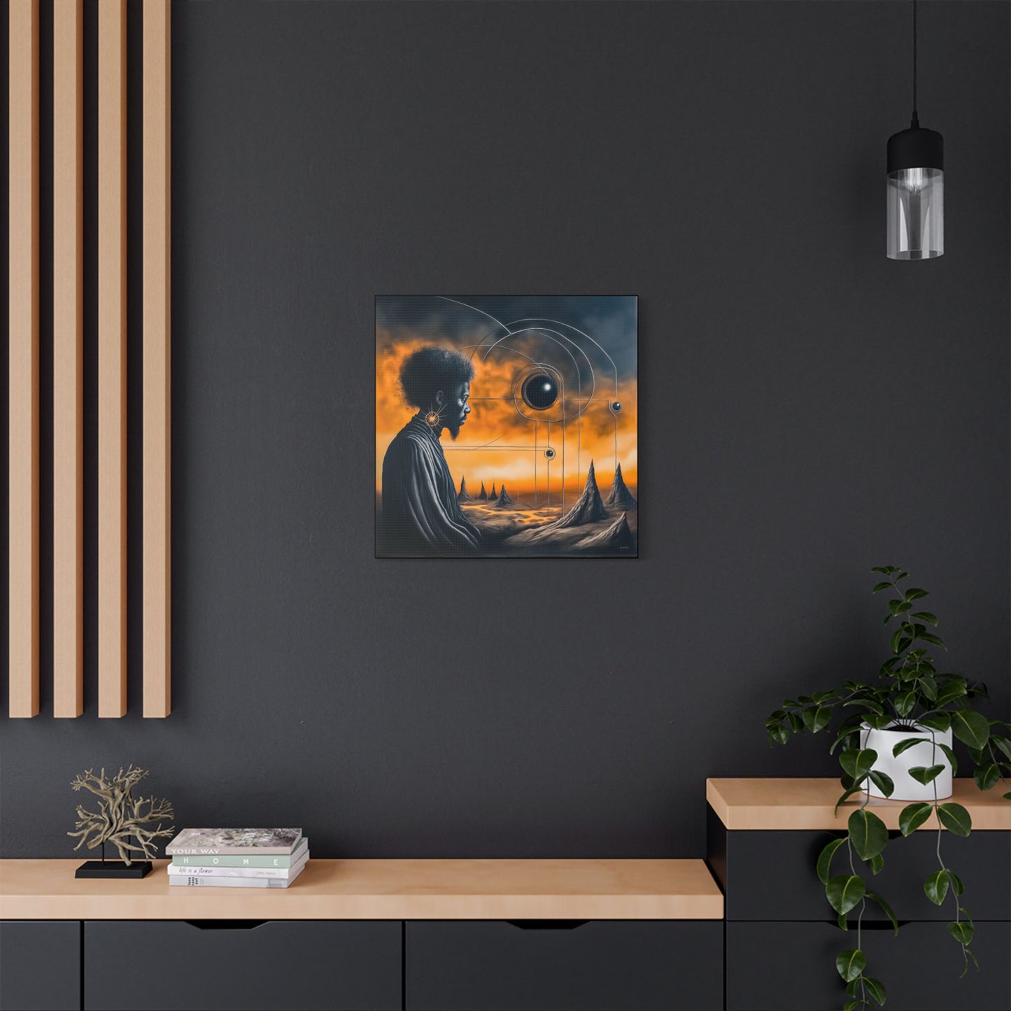 ThurmanatorX Art | Lumahex | AphrodisiDark | Satin Canvas Art Print
