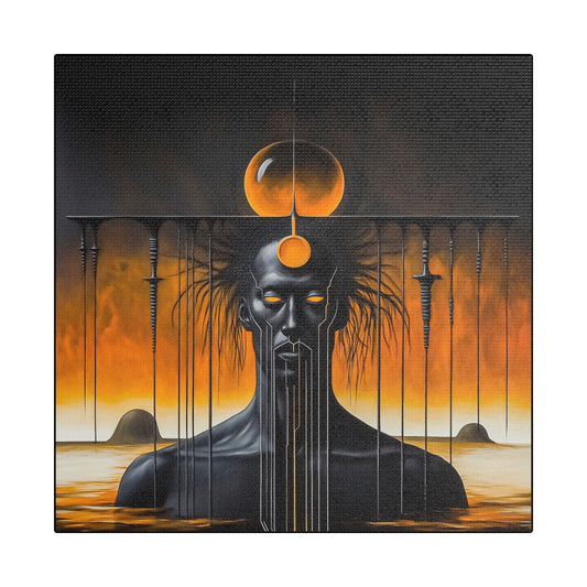 ThurmanatorX Art | Glyphborn | AphrodisiDark | Satin Canvas Art Print