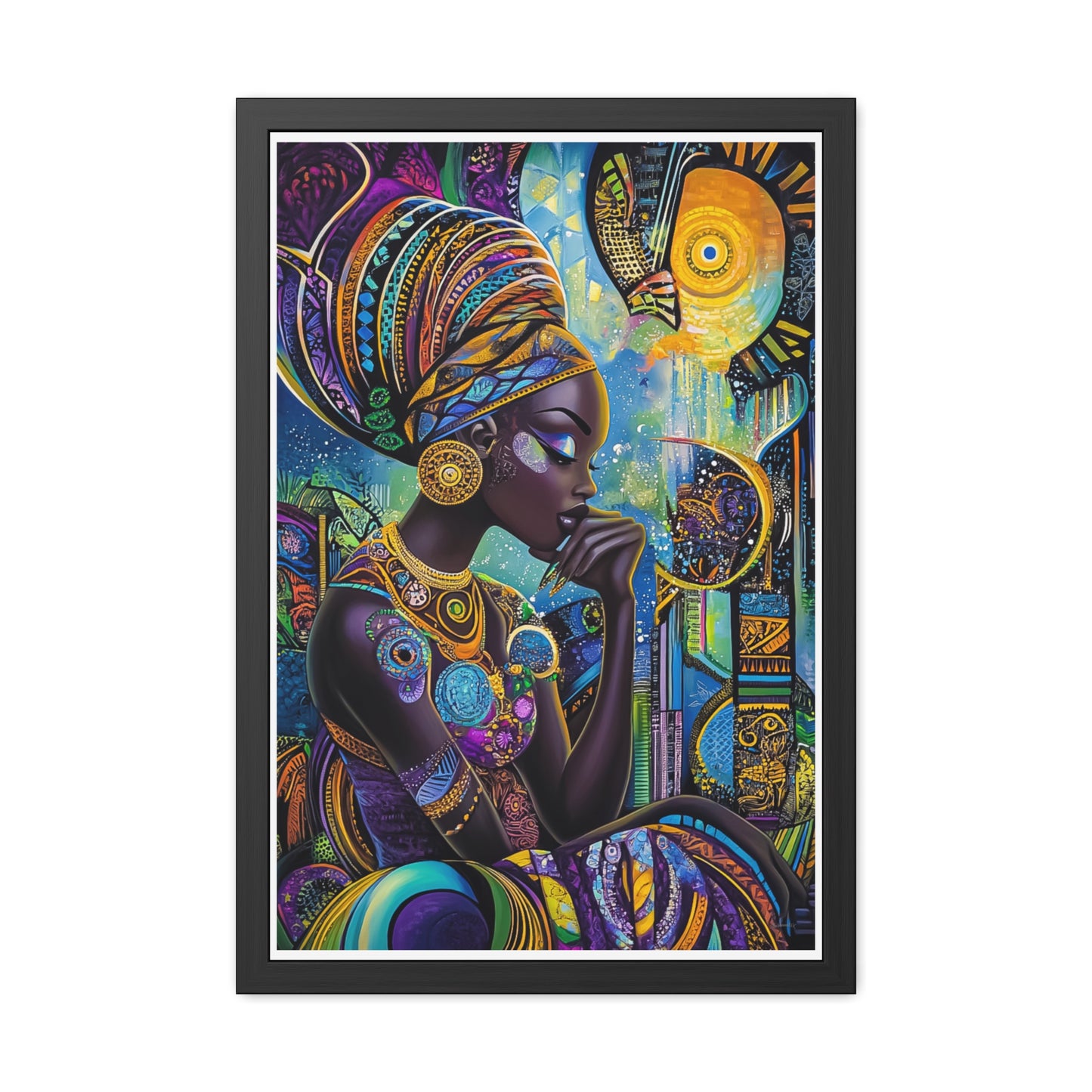 ThurmanatorX Art | When Suns Kiss Moons | Aphrochrysalis | Framed Poster Print