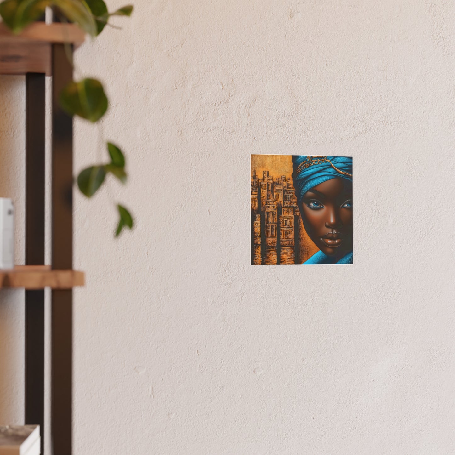 ThurmanatorX Art | Empress of Copper & Cobalt | Aphrochrysalis | Satin Wall Art Print