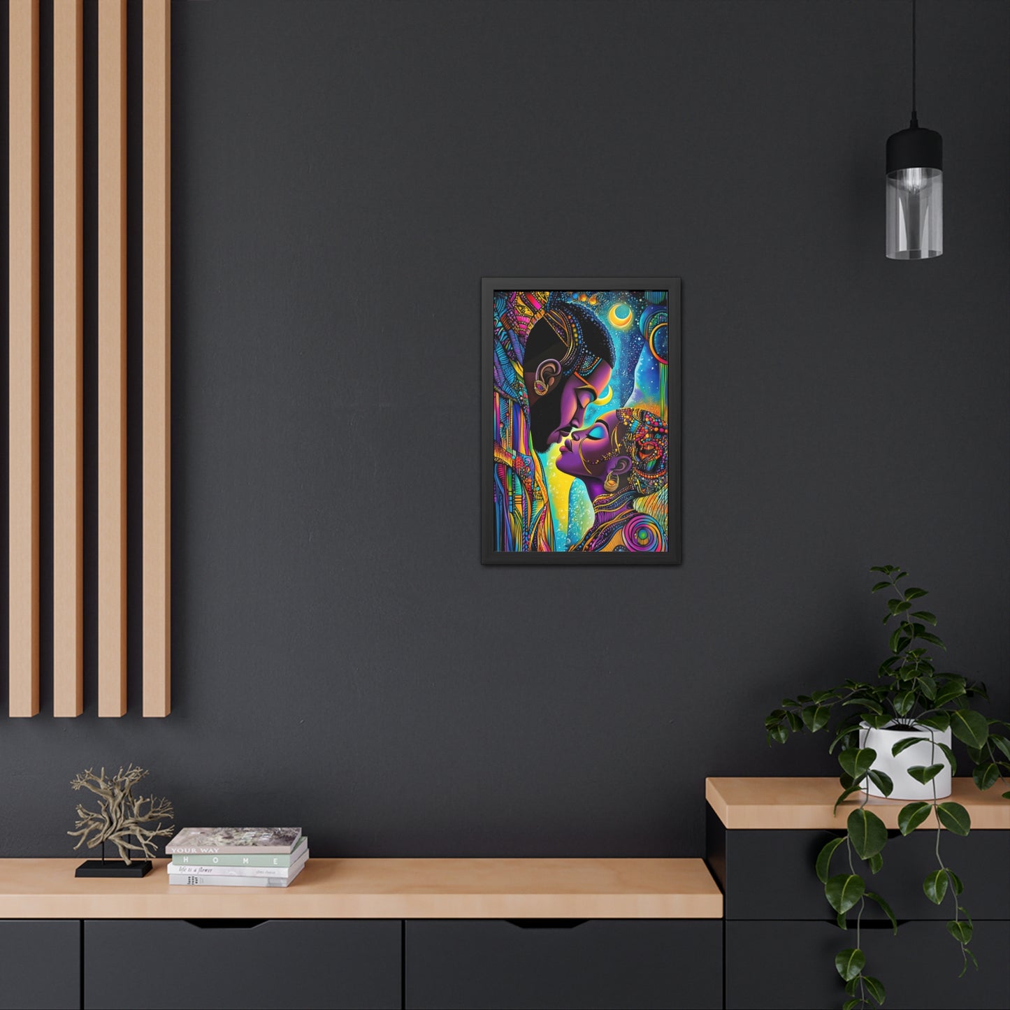 ThurmanatorX Art | Celestia & the Devoted | Aphrochrysalis | Framed Poster Print
