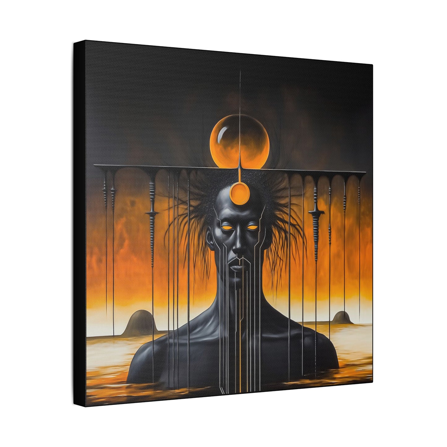 ThurmanatorX Art | Glyphborn | AphrodisiDark | Satin Canvas Art Print