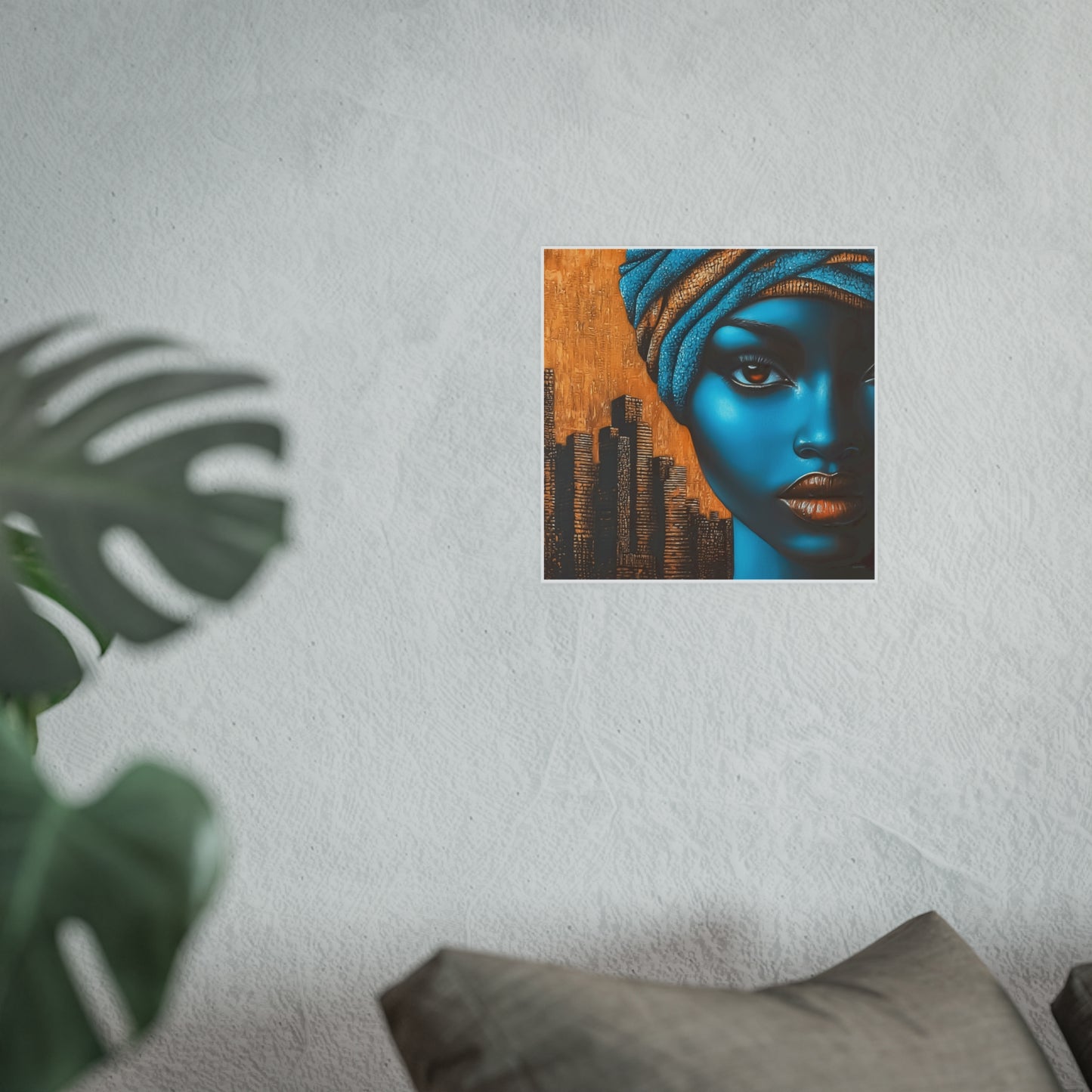 ThurmanatorX Art | Turban Queen 2099 | Aphrochrysalis | Satin Wall Art Print