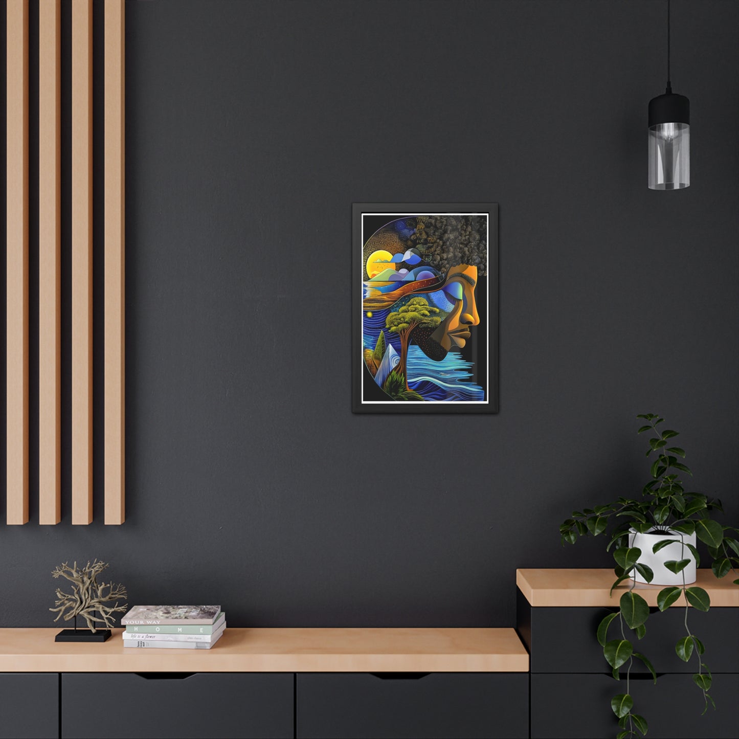 ThurmanatorX Art | Divinity in Silence | Aphrochrysalis | Framed Poster Print