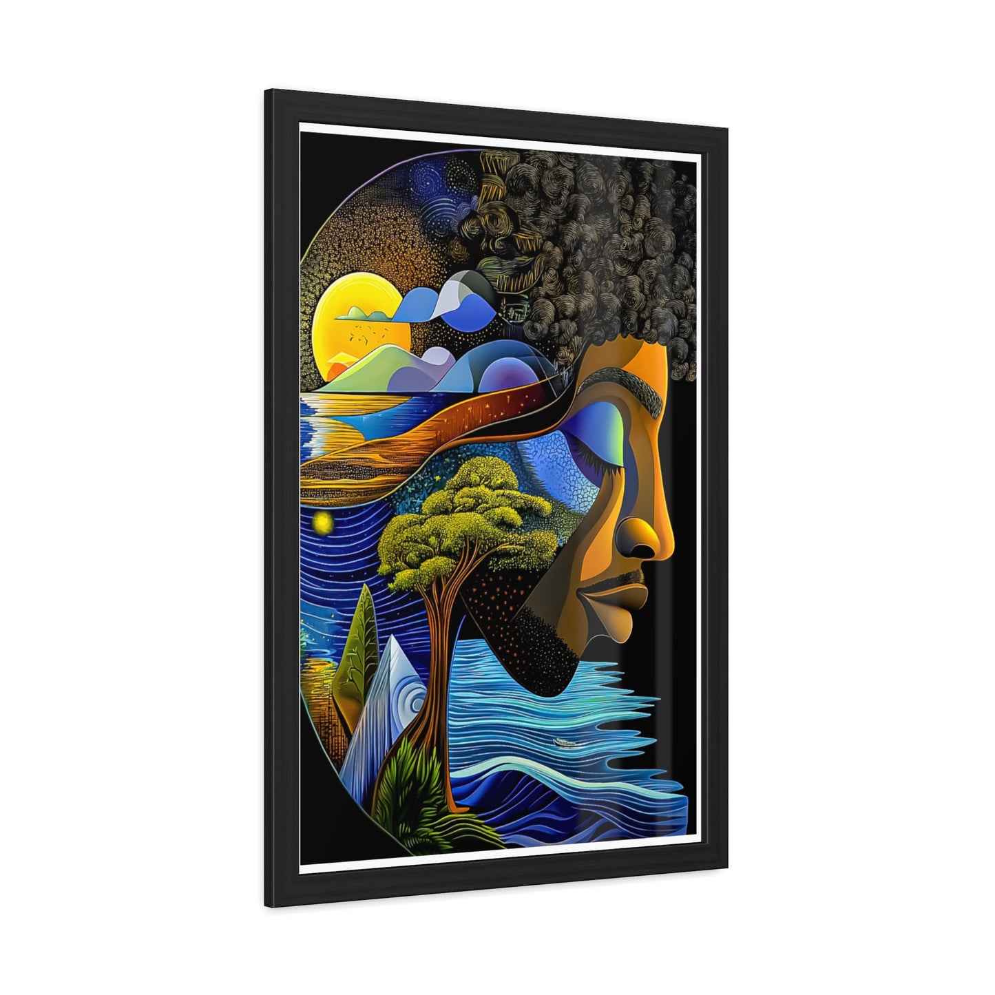 ThurmanatorX Art | Divinity in Silence | Aphrochrysalis | Framed Poster Print