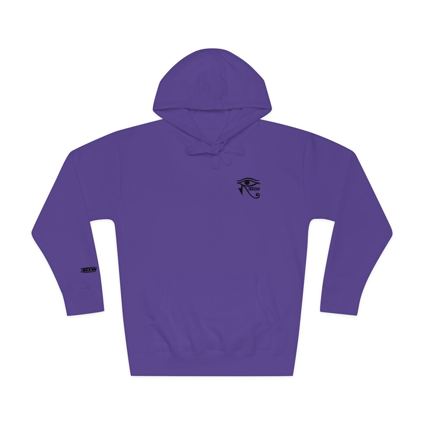 3RDEW² Vision Hoodie | Unisex Fleece | Third Eye Minimalist Design | Conscious Comfort for Every Day & Divine Moments