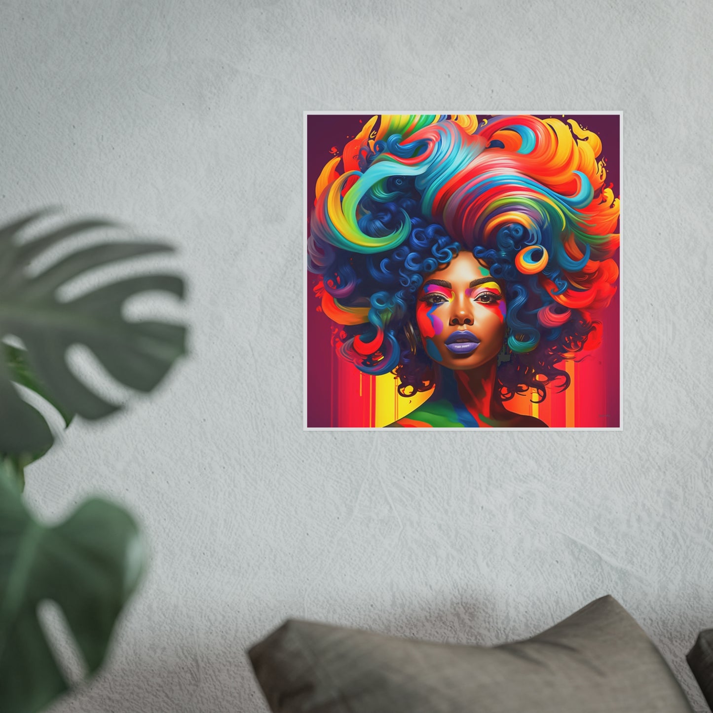 ThurmanatorX Art | Chromawave Siren | Aphrochrysalis | Satin Wall Art Print