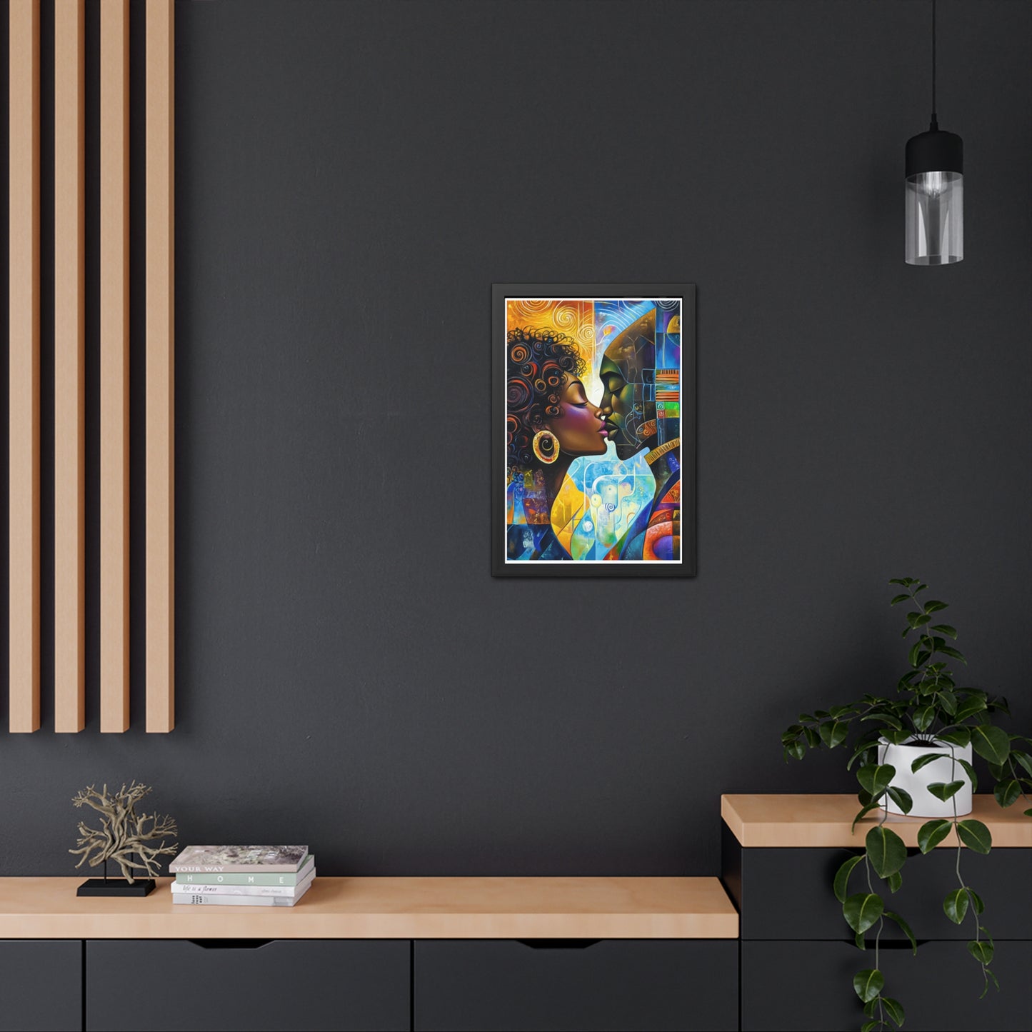 ThurmanatorX Art | Crystals of the City Sun | Aphrochrysalis | Framed Poster Print