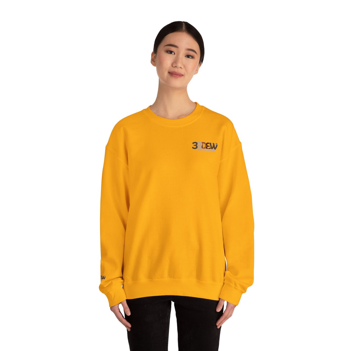 3RDEW² Unisex Sweatshirt – Afro-Abstract Streetwear by ThurmanatorX | Cozy Layer for Elevated Everyday Style