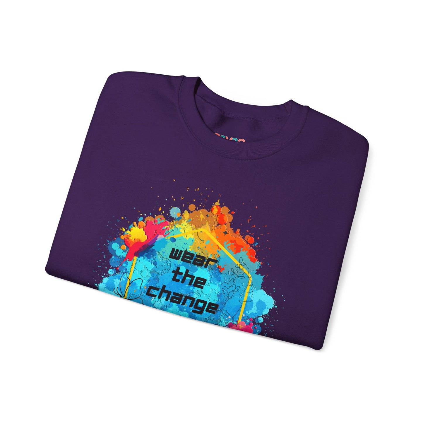 3RDEW² | Wear the Change | Third Eye Wide Wear | Unisex Heavy Blend Crewneck Sweatshirt