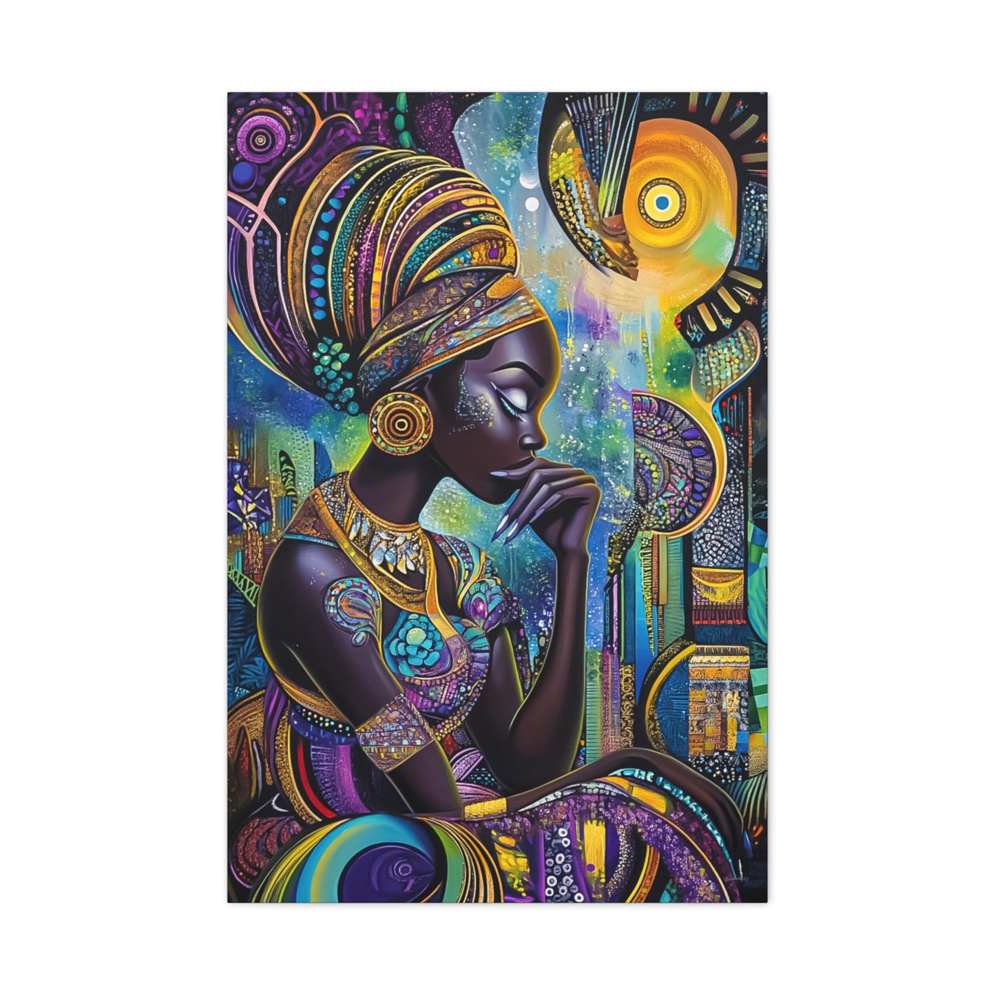 ThurmanatorX Art | Celestia & the Devoted | Aphrochrysalis | Matte Canvas, Stretched, 1.25"