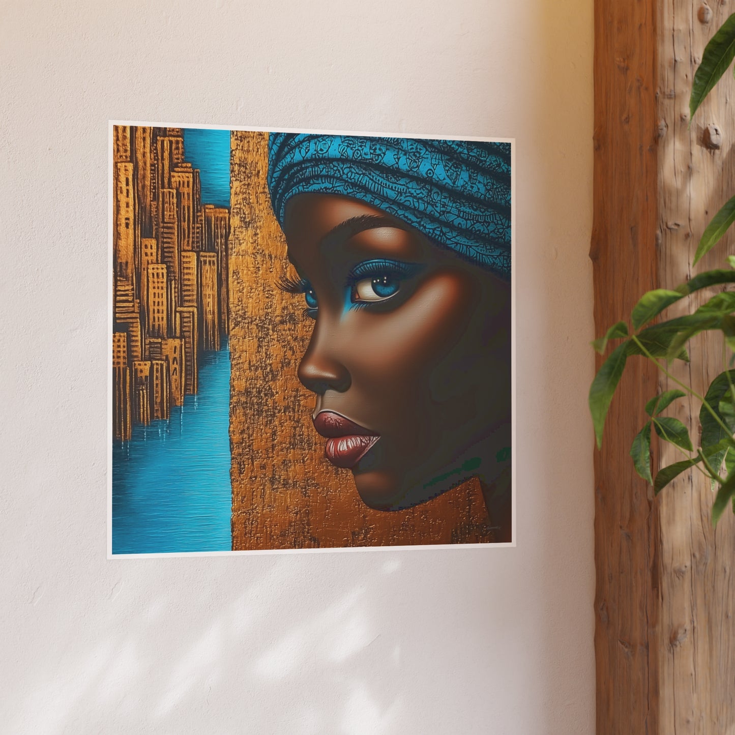 ThurmanatorX Art | Essence of Blue Reverie | Aphrochrysalis | Satin Wall Art Print