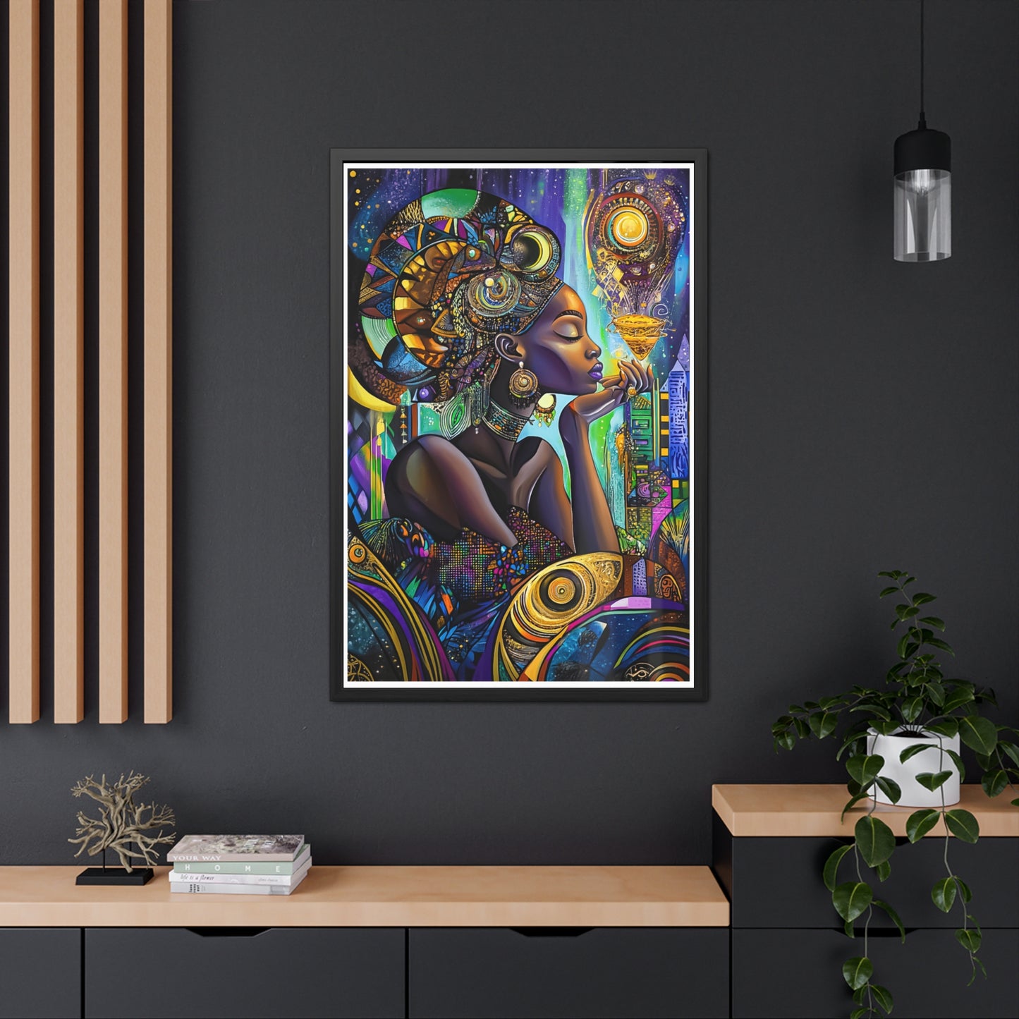 ThurmanatorX Art | The Prayer of Her Light | Aphrochrysalis | Framed Poster Print