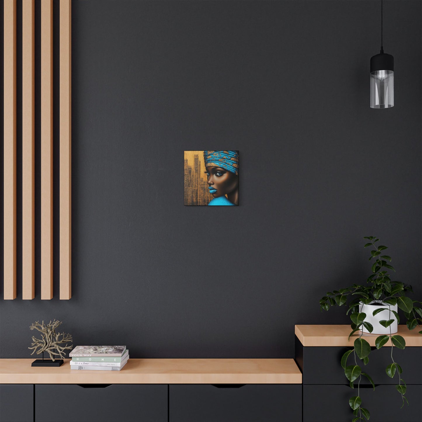 ThurmanatorX Art | Zariah, Eyes of the Metropolis | Aphrochrysalis | Satin Canvas Art Print