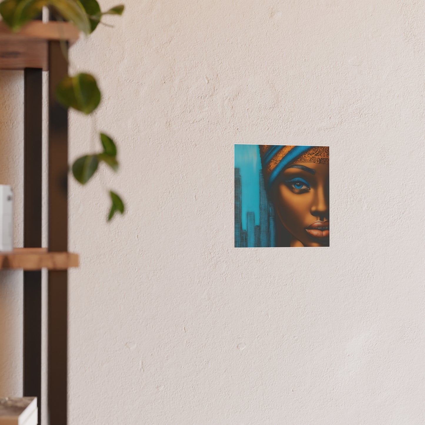 ThurmanatorX Art | Azure Pulse of the City | Aphrochrysalis | Satin Wall Art Print