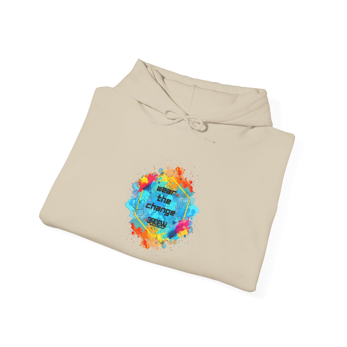 3RDEW² | Wear the Change | Third Eye Wide Wear | Unisex Heavy Blend™ Hoodie