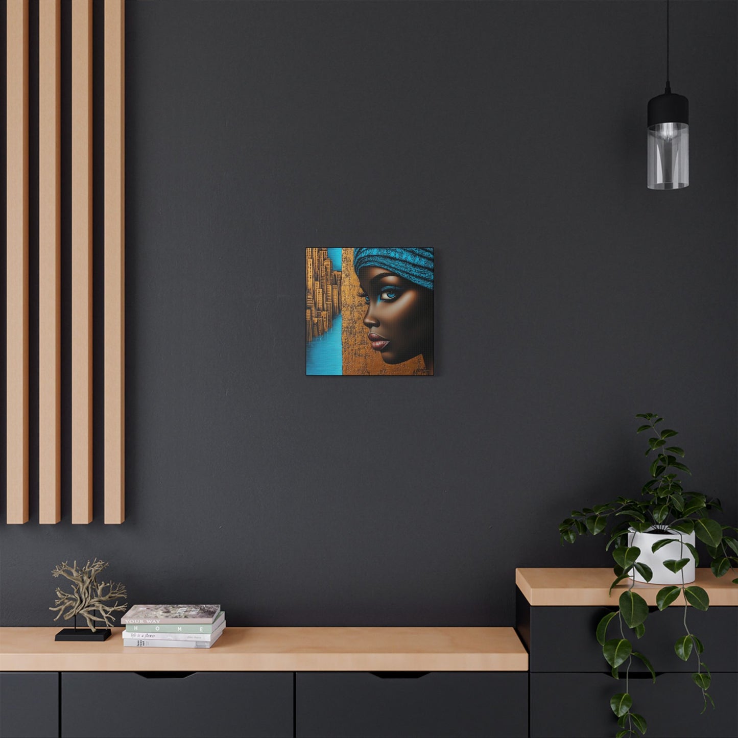 ThurmanatorX Art | Essence of Blue Reverie | Aphrochrysalis | Satin Canvas Art Print