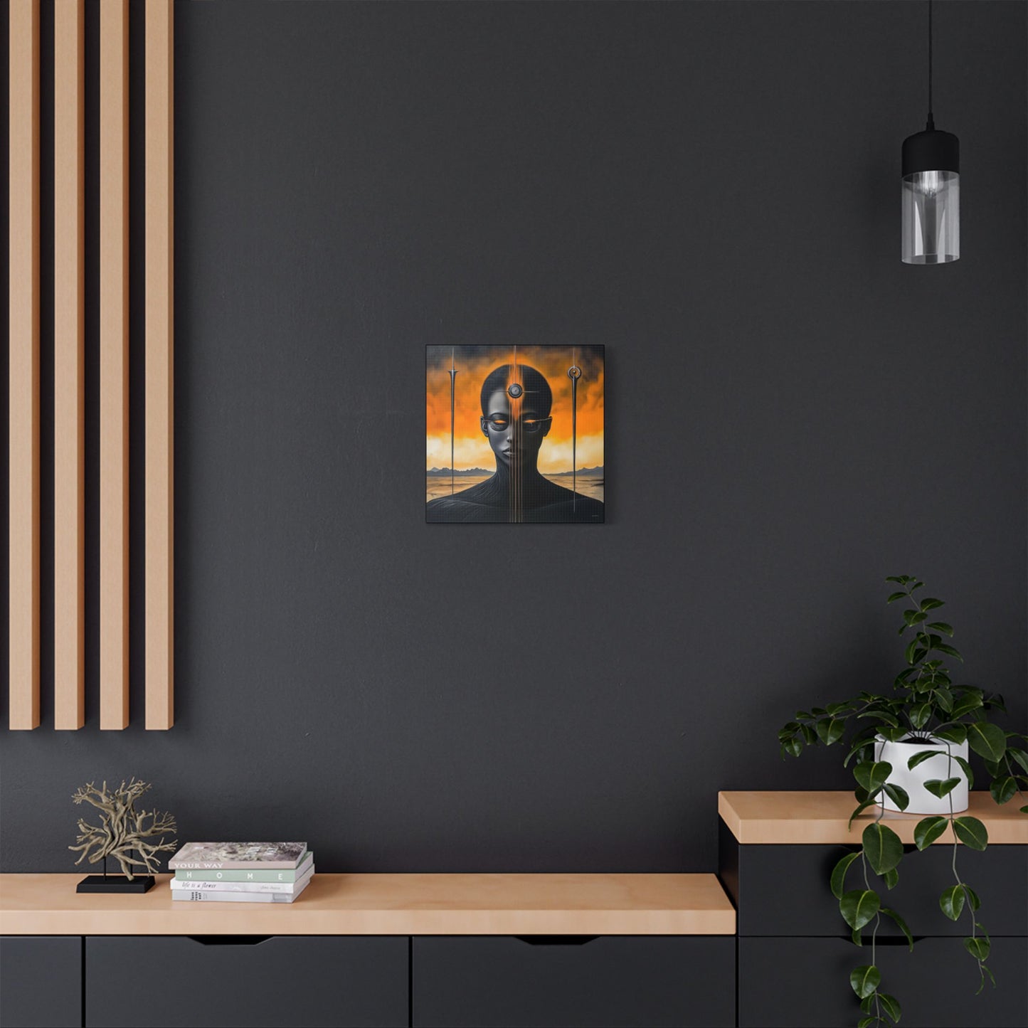 ThurmanatorX Art | Vanta Whisper | AphrodisiDark | Satin Canvas Art Print
