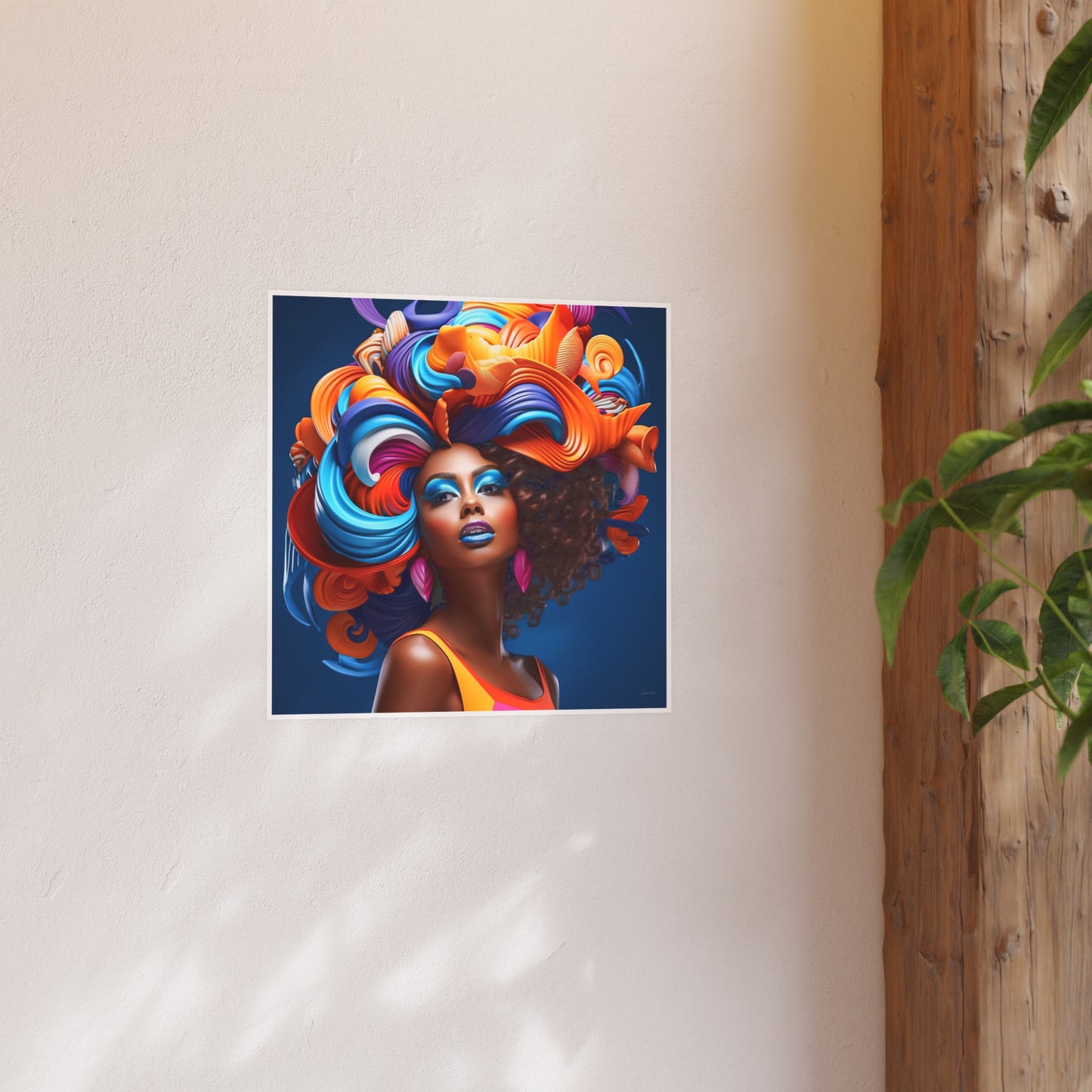ThurmanatorX Art | Aura Bloom Manifest | Aphrochrysalis | Satin Wall Art Print