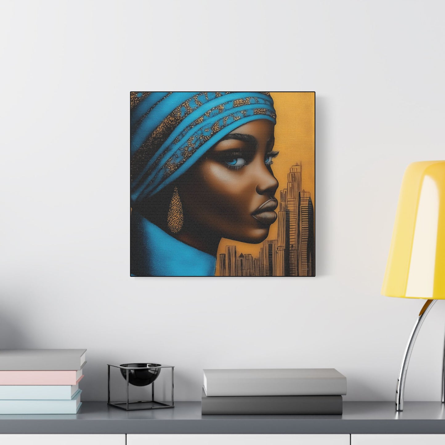 ThurmanatorX Art | Nyla, Guardian of the Highrise | Aphrochrysalis | Satin Canvas Art Print