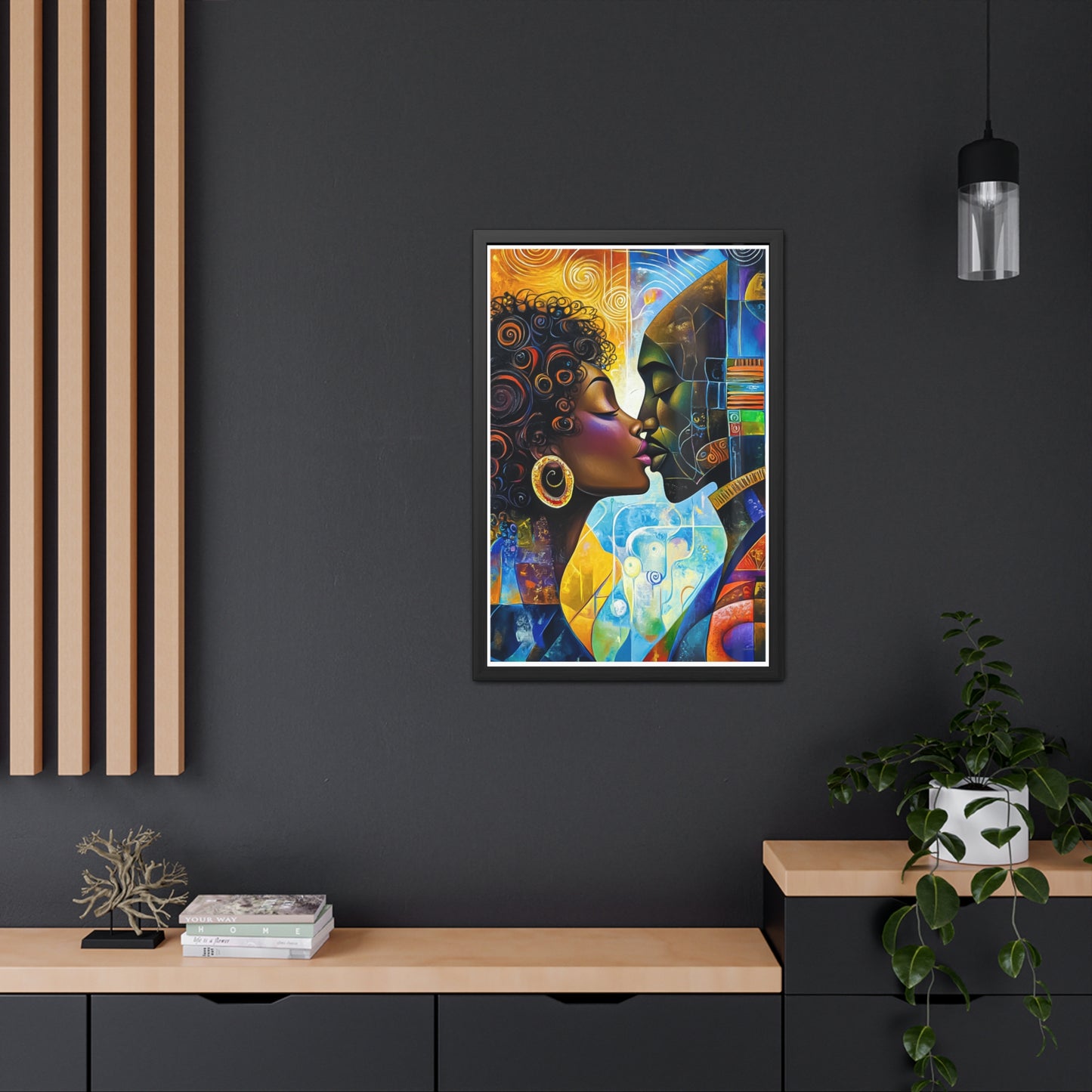 ThurmanatorX Art | Crystals of the City Sun | Aphrochrysalis | Framed Poster Print