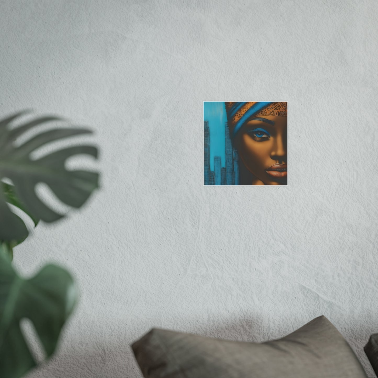 ThurmanatorX Art | Azure Pulse of the City | Aphrochrysalis | Satin Wall Art Print
