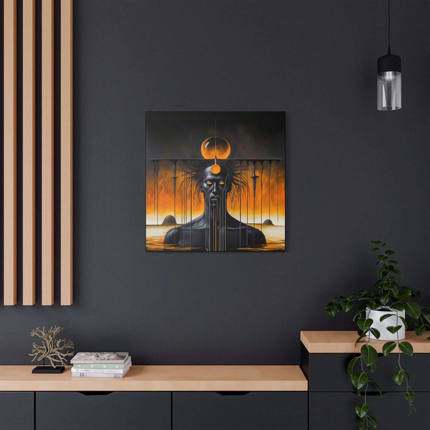 ThurmanatorX Art | Glyphborn | AphrodisiDark | Satin Canvas Art Print