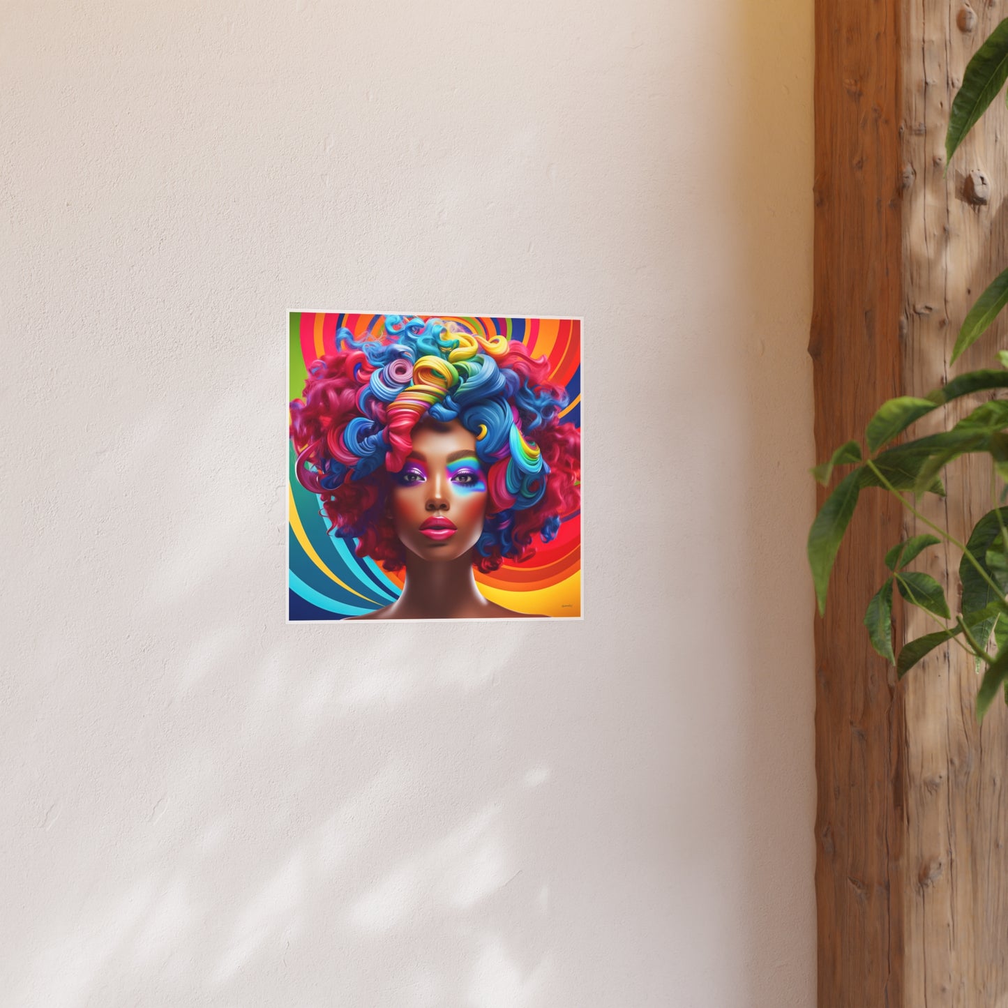 ThurmanatorX Art | Lush Prism Heir | Aphrochrysalis | Satin Wall Art Print