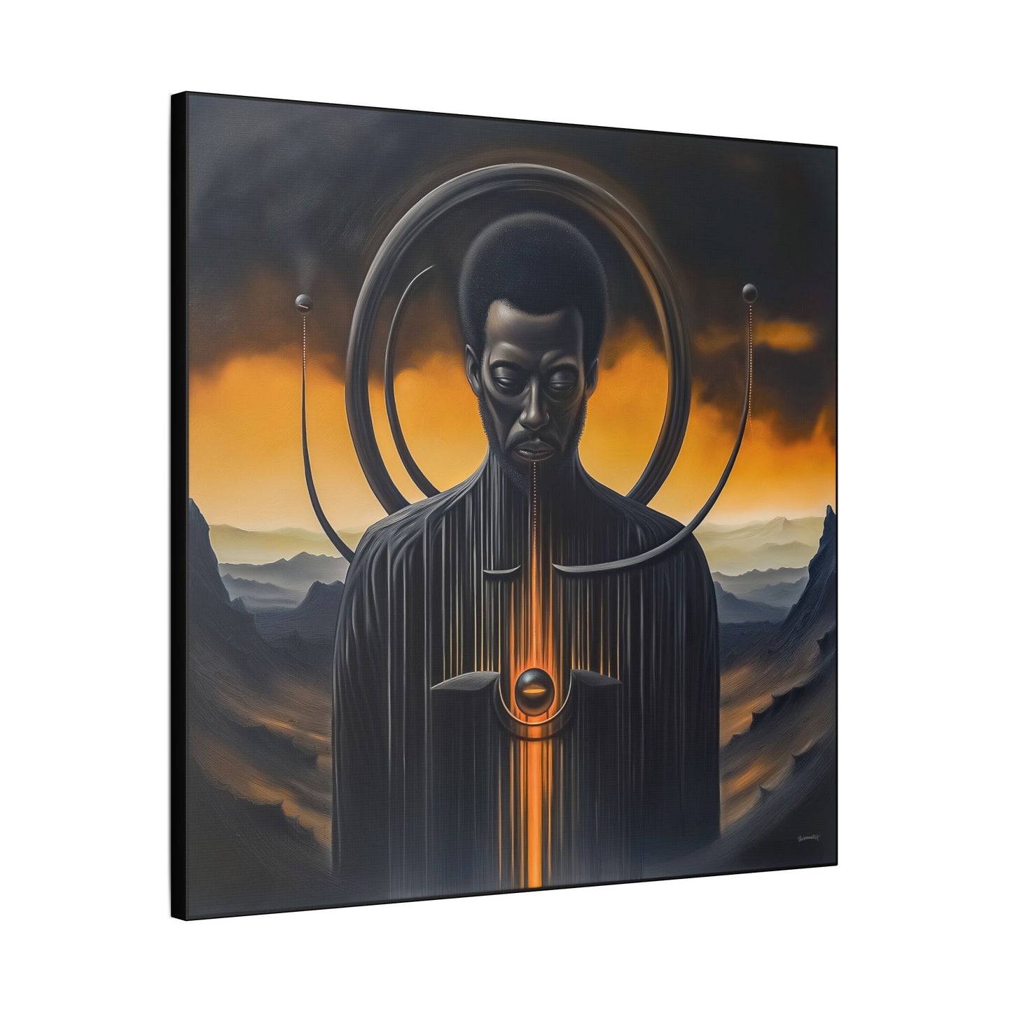 ThurmanatorX Art | Orbichant | AphrodisiDark | Satin Canvas Art Print