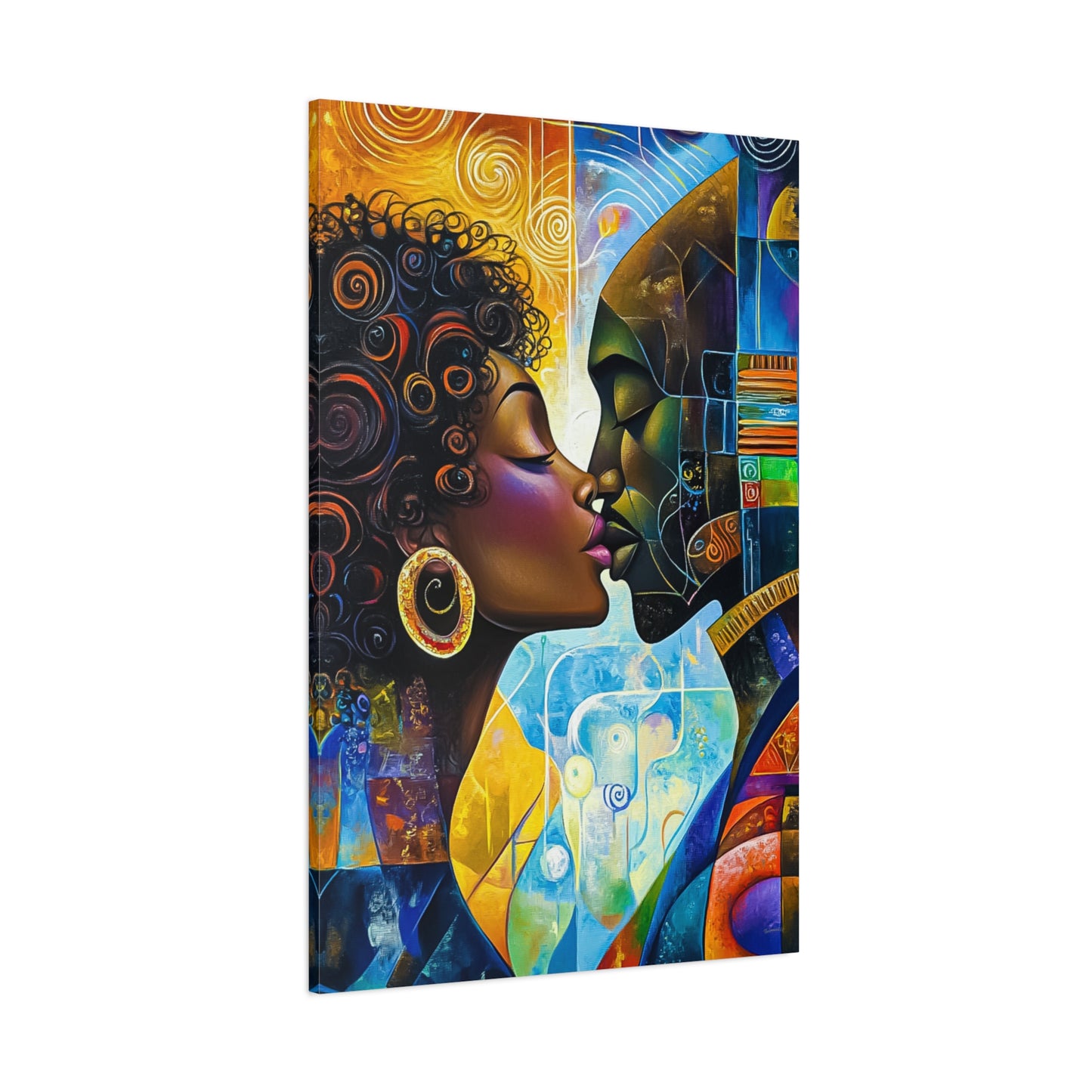 ThurmanatorX Art | Crystals of the City Sun | Aphrochrysalis | Matte Canvas, Stretched, 1.25"