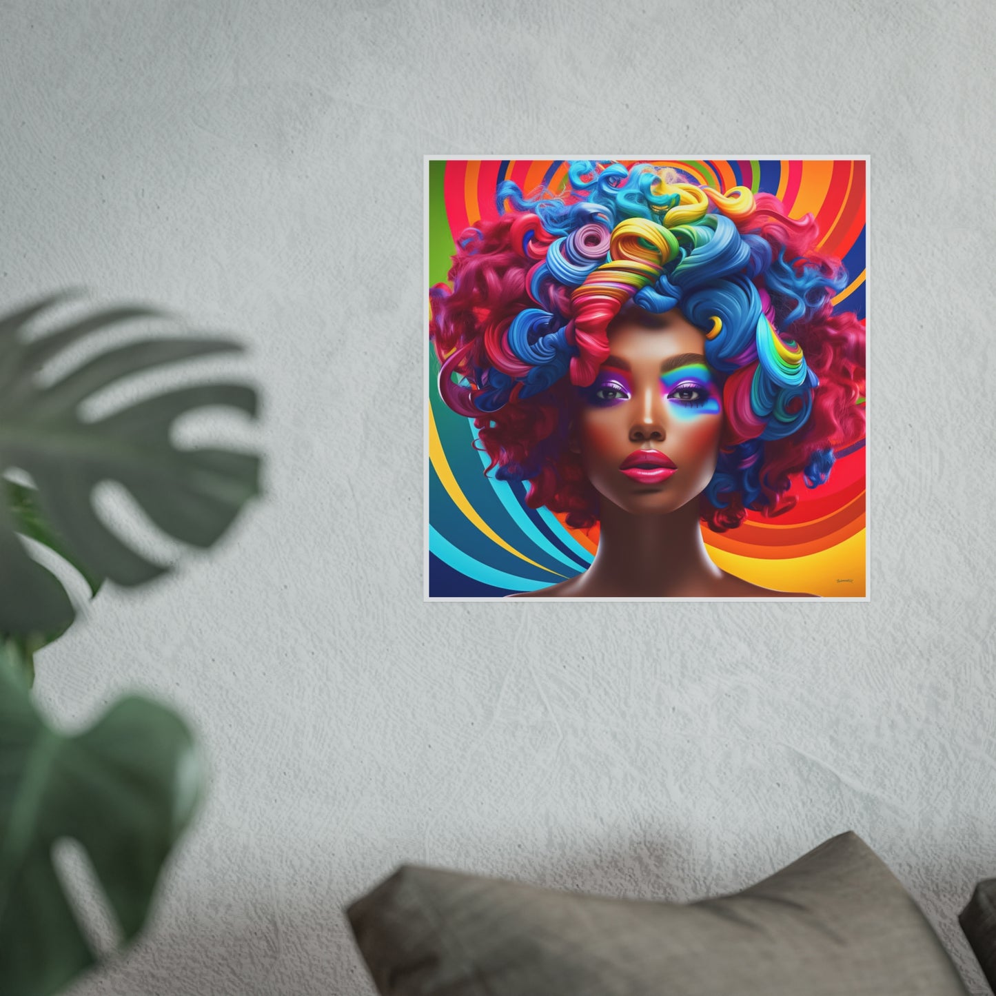 ThurmanatorX Art | Lush Prism Heir | Aphrochrysalis | Satin Wall Art Print
