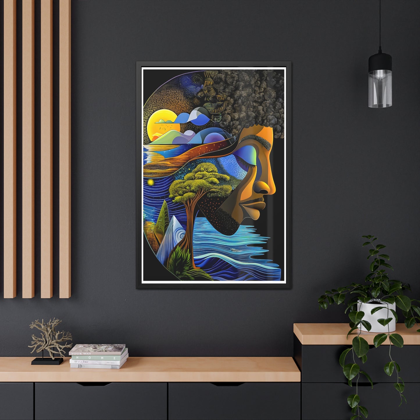 ThurmanatorX Art | Divinity in Silence | Aphrochrysalis | Framed Poster Print