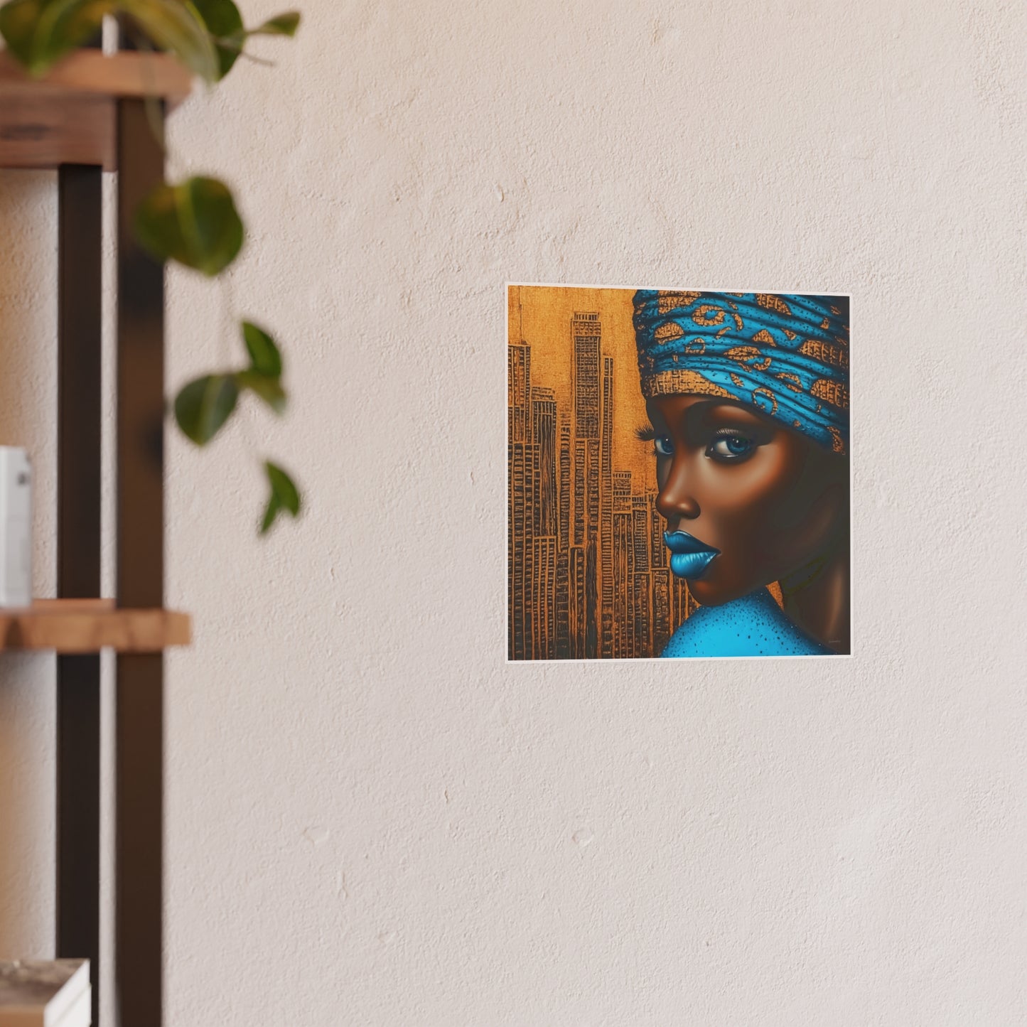 ThurmanatorX Art | Zariah, Eyes of the Metropolis | Aphrochrysalis | Satin Wall Art Print