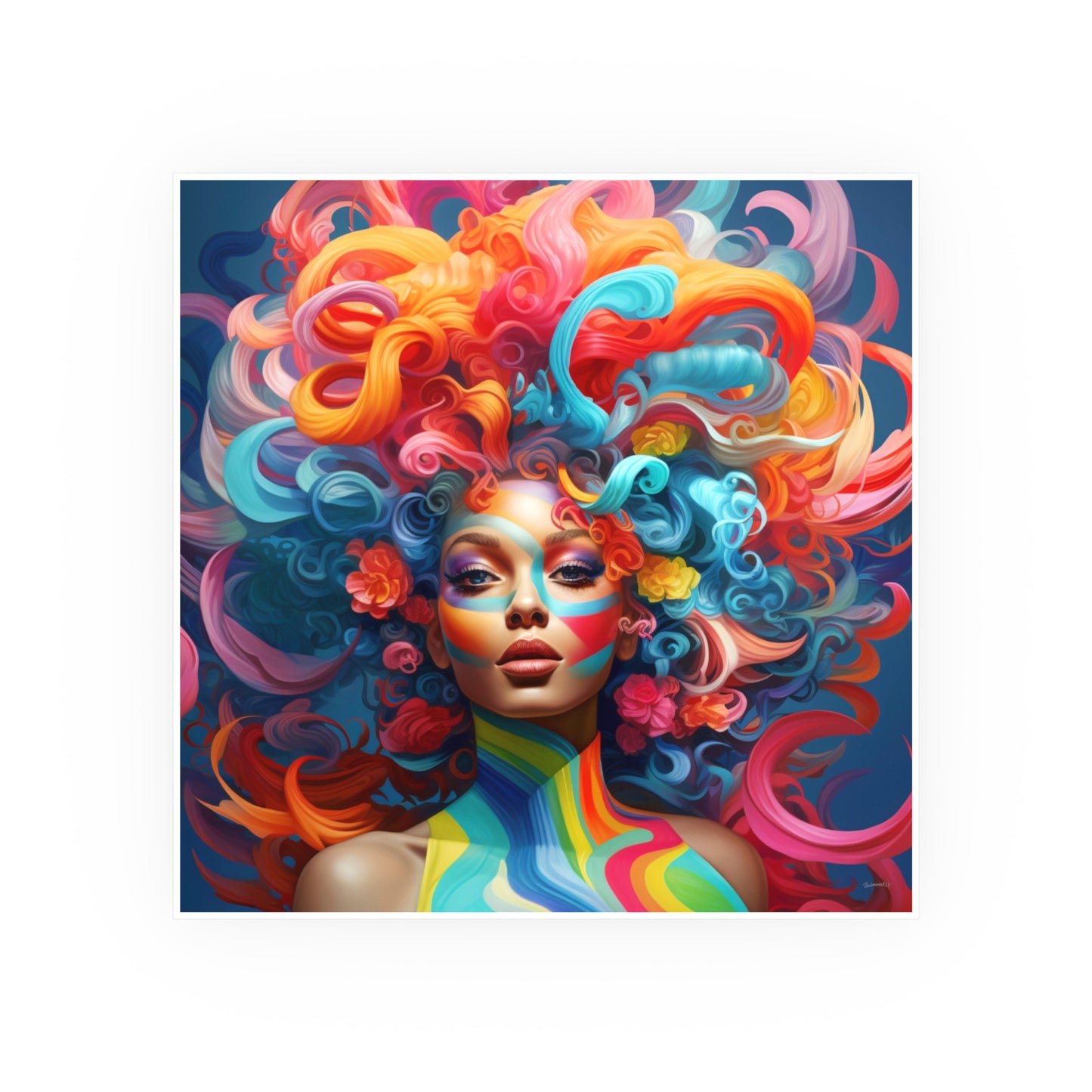 ThurmanatorX Art | Vortex Bloomrise | Aphrochrysalis | Satin Wall Art Print