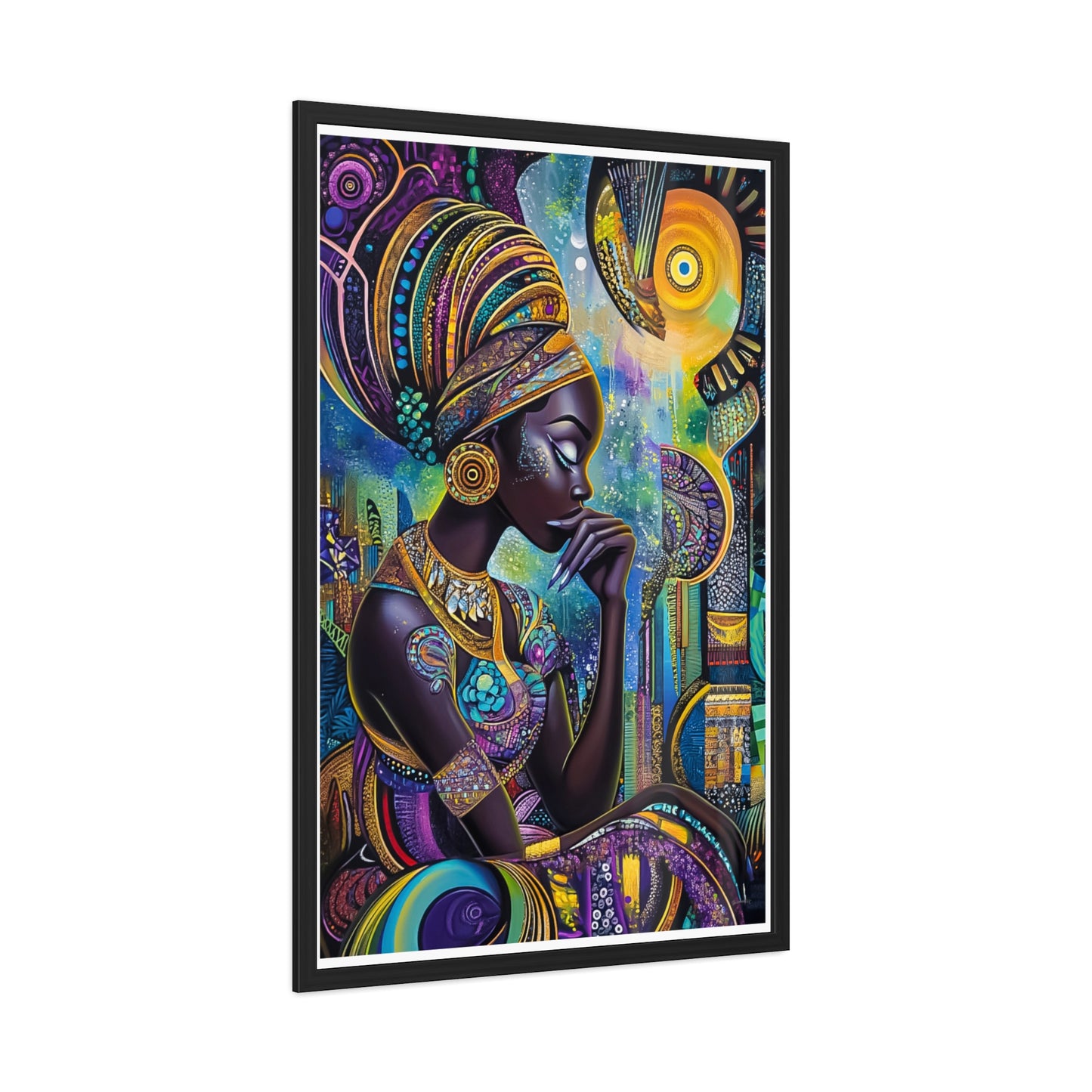 ThurmanatorX Art | Celestia & the Devoted | Aphrochrysalis | Framed Poster Print
