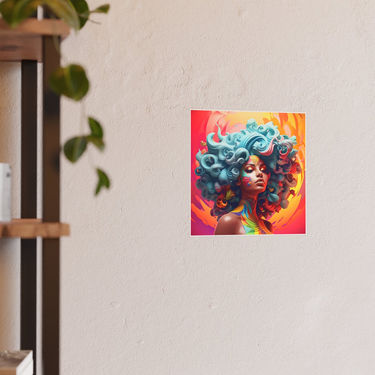 ThurmanatorX Art | Radiant Coil Ascension | Aphrochrysalis | Satin Wall Art Print