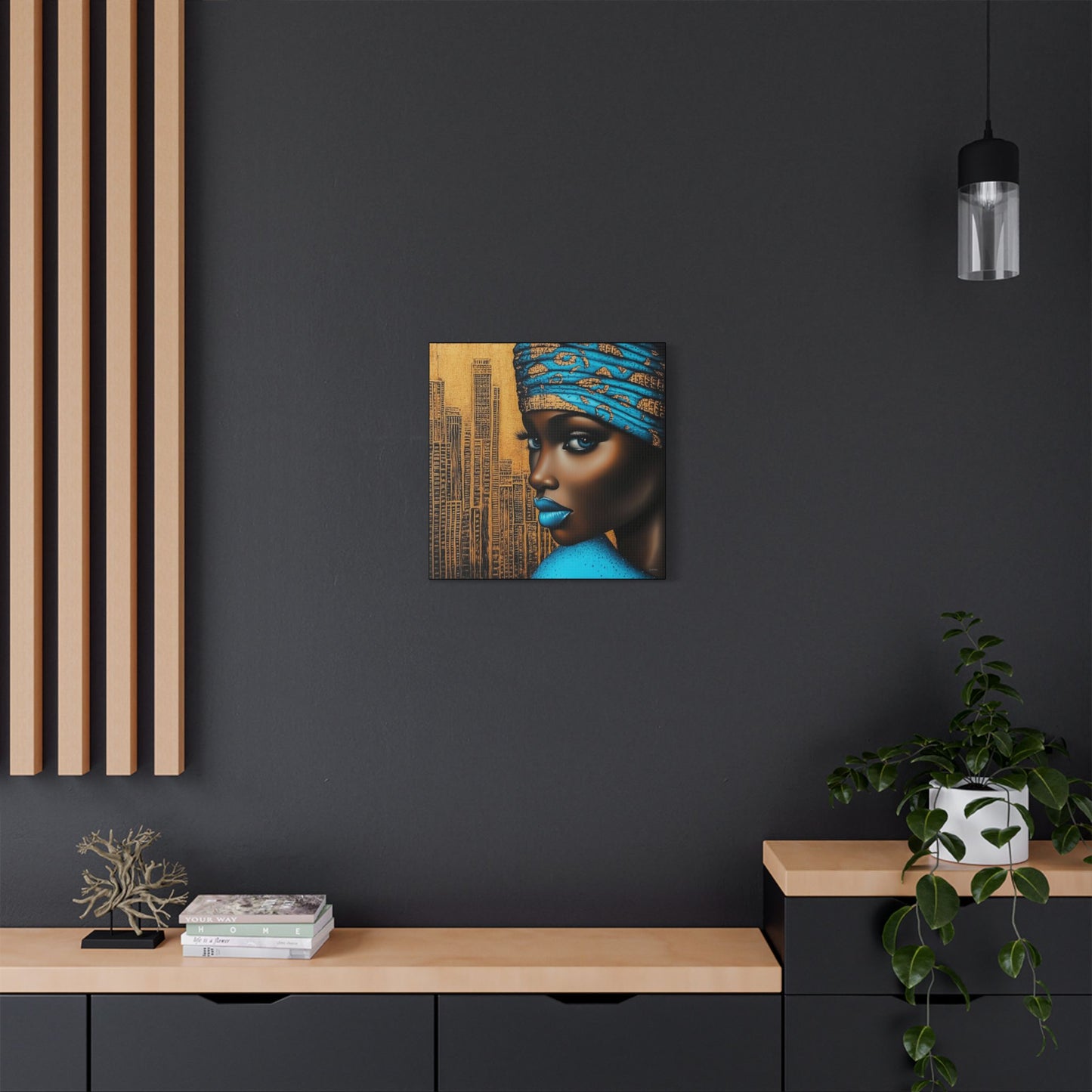 ThurmanatorX Art | Zariah, Eyes of the Metropolis | Aphrochrysalis | Satin Canvas Art Print