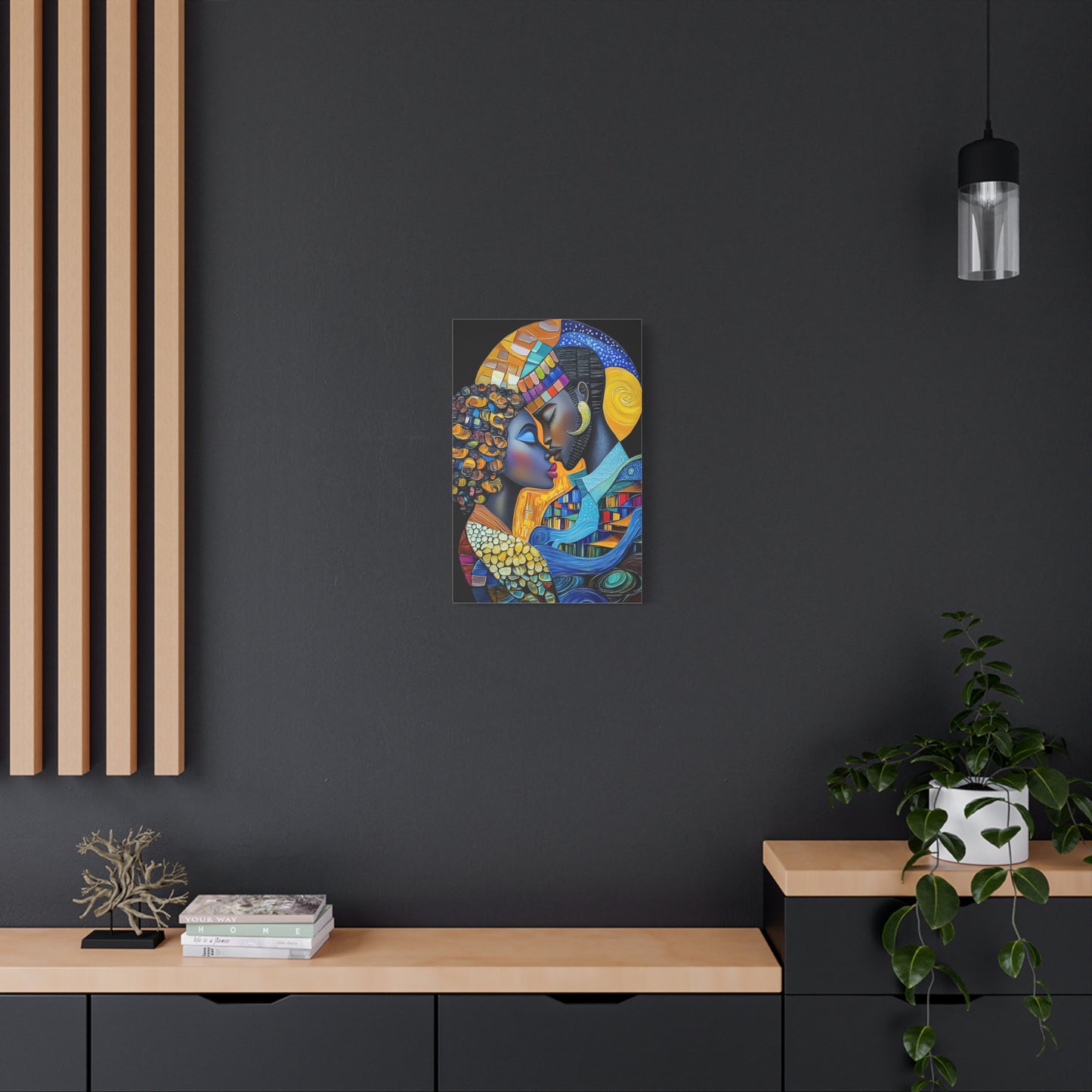 ThurmanatorX Art | Nebula Kiss | Aphrochrysalis | Matte Canvas, Stretched, 1.25"