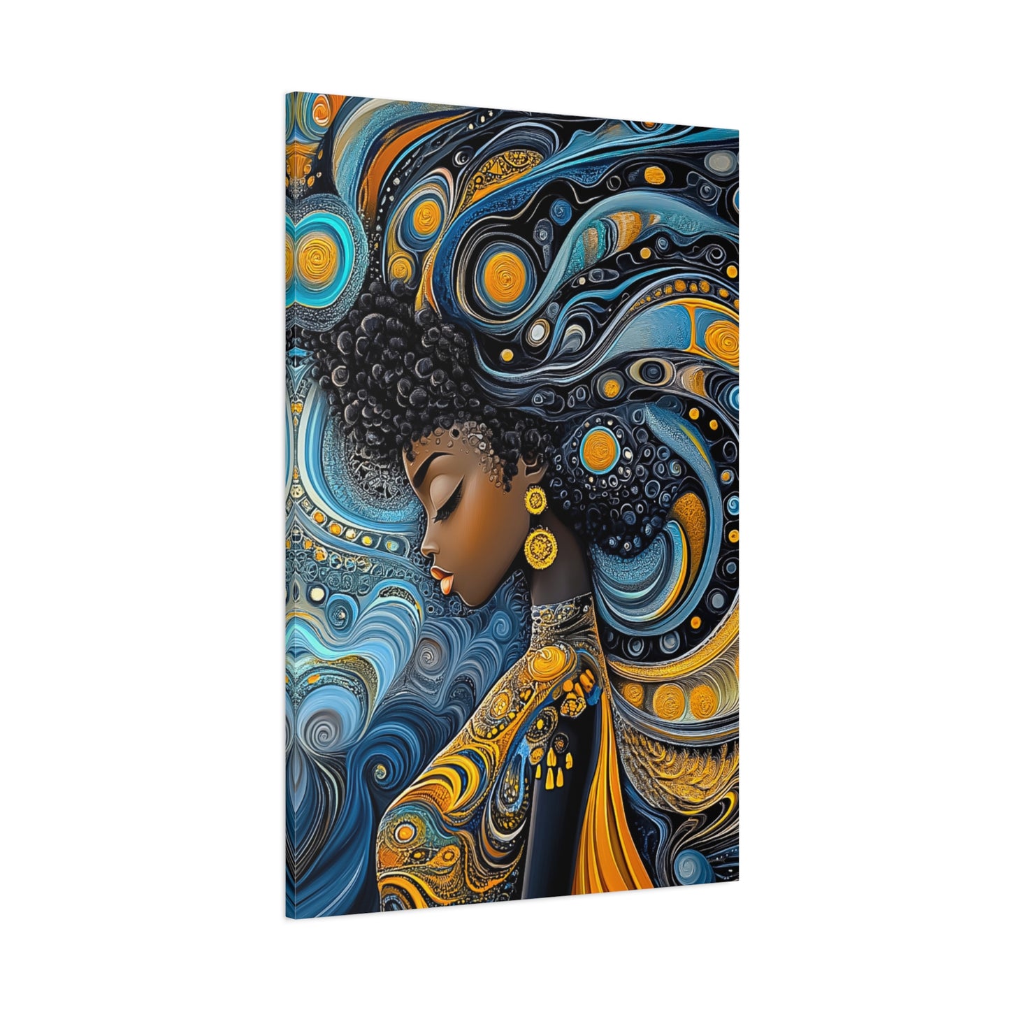 ThurmanatorX Art | The Alchemy of Her Thought | Aphrochrysalis | Matte Canvas, Stretched, 1.25"