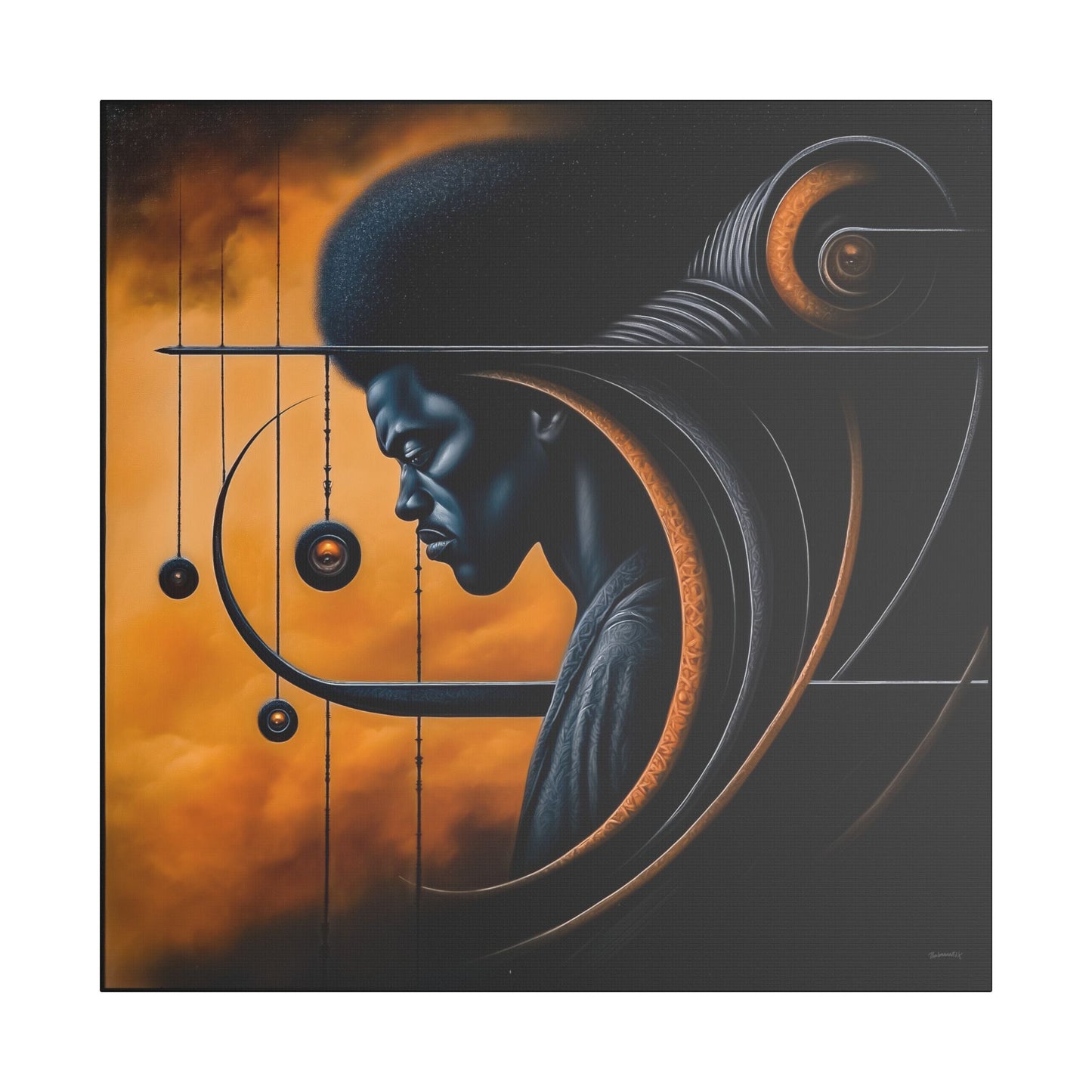ThurmanatorX Art | Nyxroot | AphrodisiDark | Satin Canvas Art Print