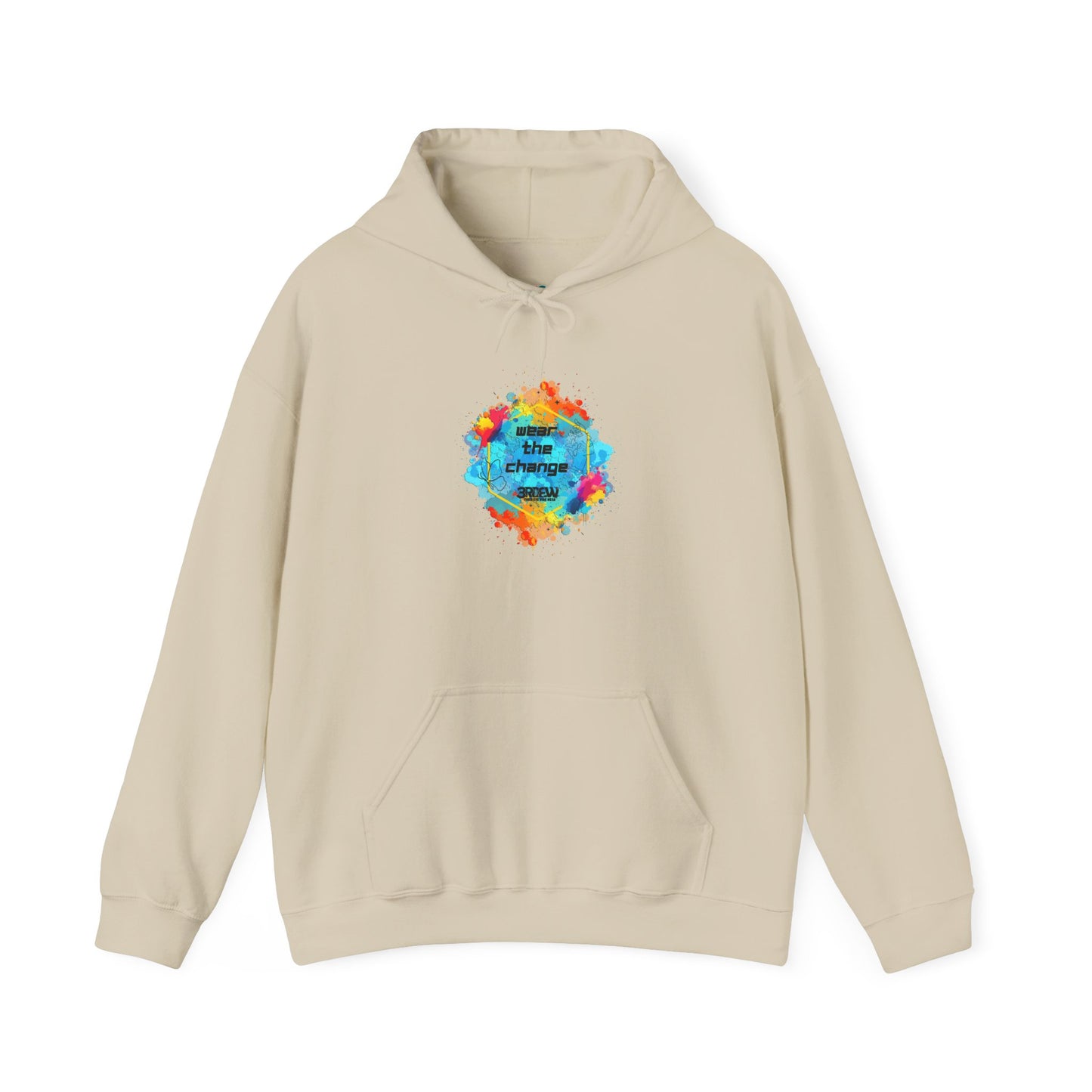 3RDEW² | Wear the Change | Third Eye Wide Wear | Unisex Heavy Blend™ Hoodie