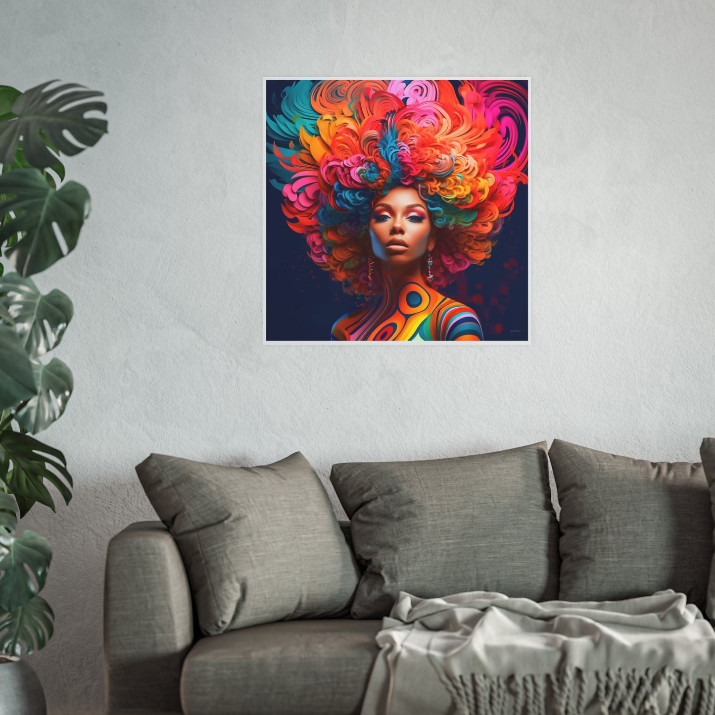 ThurmanatorX Art | Spiral Majesty | Aphrochrysalis | Satin Wall Art Print