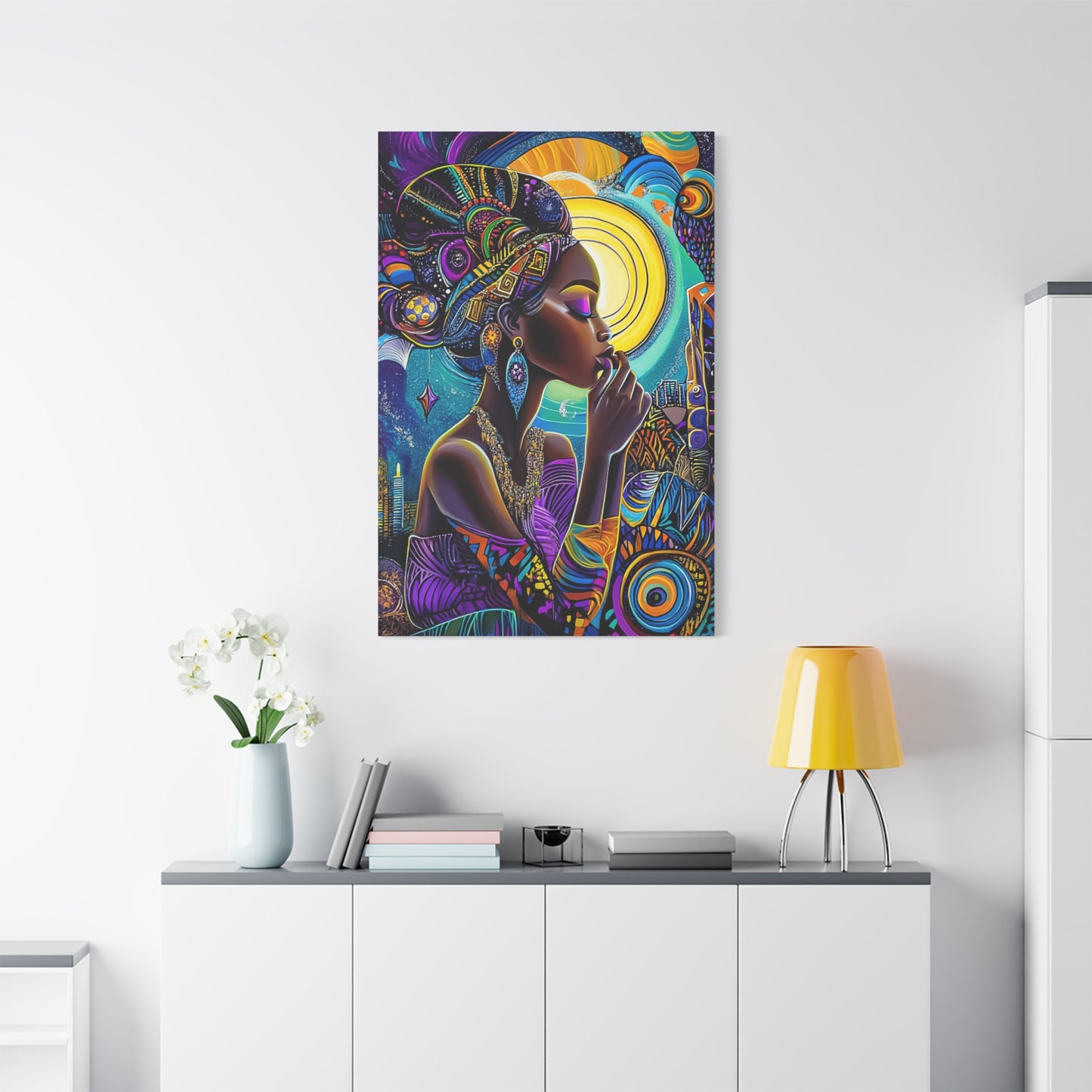 ThurmanatorX Art | Crowned in Nebulas | Aphrochrysalis | Matte Canvas, Stretched, 1.25"